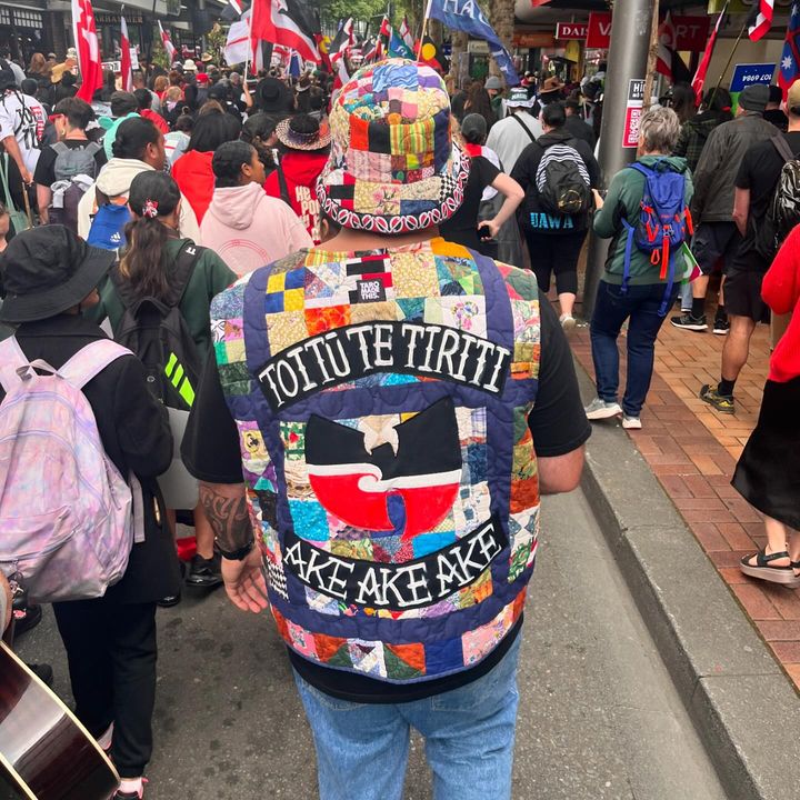 A custom vest by upcycling enthusiast @creativetaro. Photo / @creativetaro
