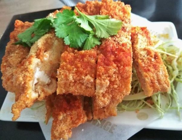 The spicy chilli chicken cutlets at Fry Day. Photo / Instagram, @teddysetiawan2000
