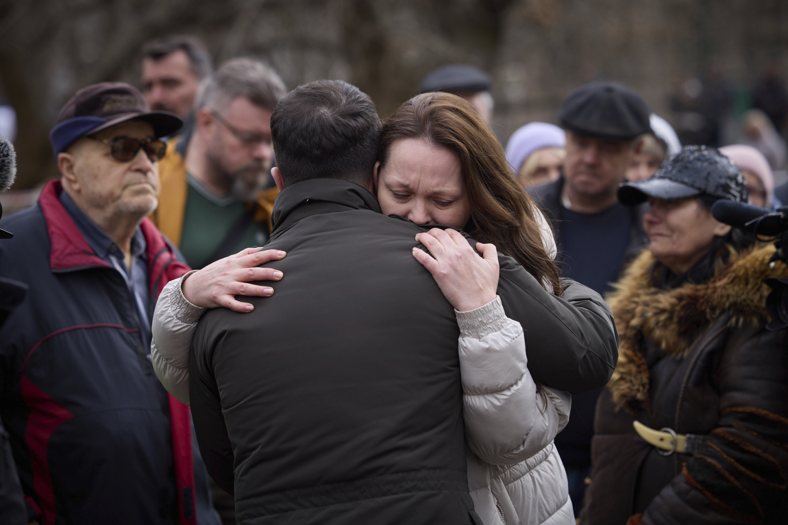 President Volodymyr Zelenskyy and Greek Prime Minister Kyriakos Mitsotakis were getting into their vehicles when they heard a blast which killed and wounded an unknown number of people.  Photo / AP