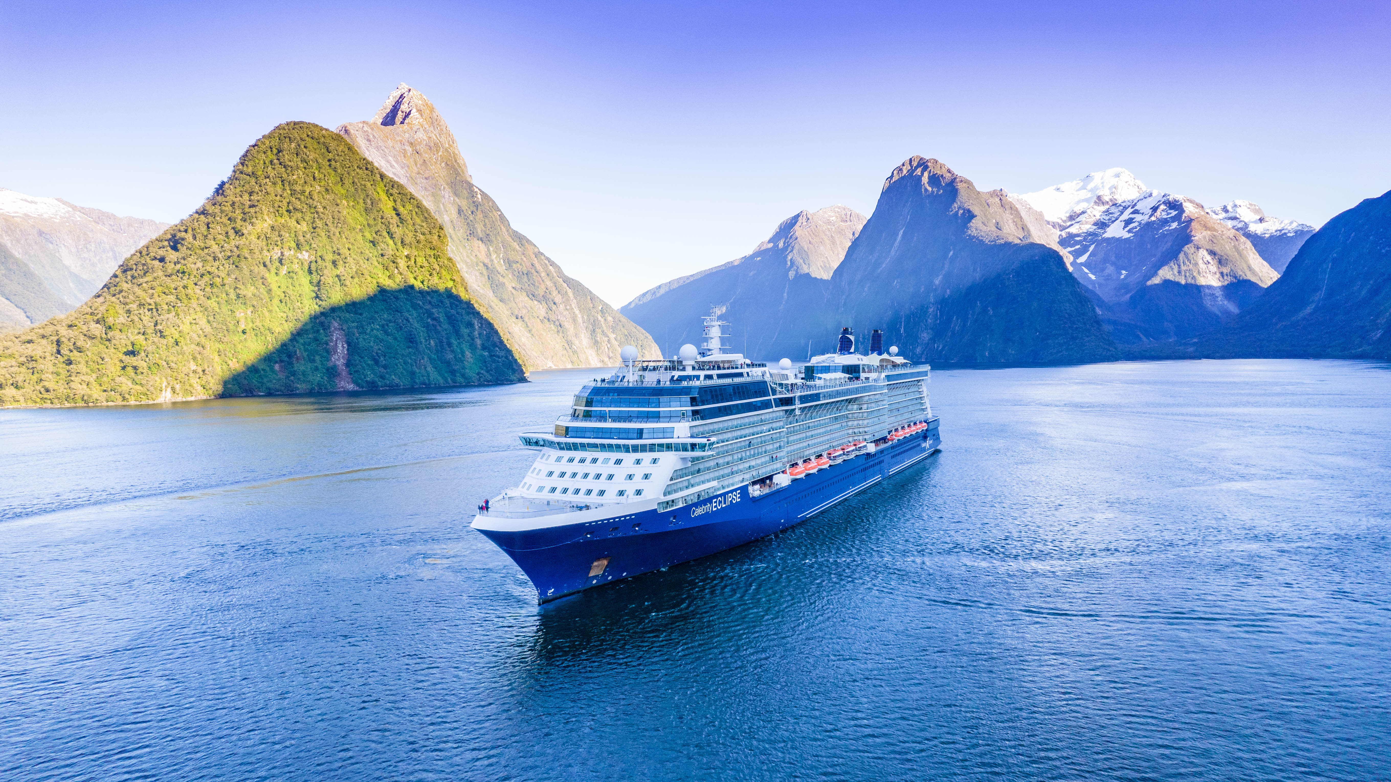 Tourism Minister Matt Doocey is against the suggestion to ban cruise ships from Milford Sound. Photo / Celebrity Cruises