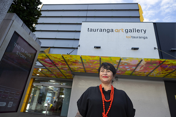 Toi Tauranga Art Gallery director Sonya Korohina said when you're traveling, it's expected you contribute to facilities. Photo / John Borren