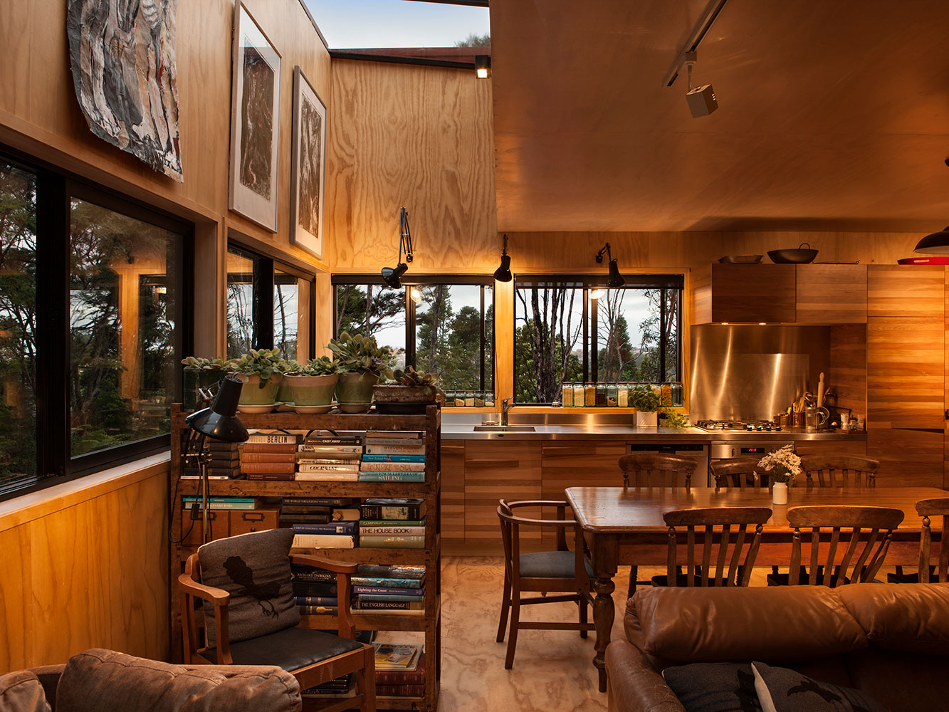Inside the award-winning Red House. Picture / Simon Devitt