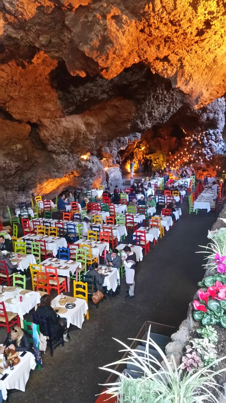La Gruta's high-end dining in a volcanic cavern near Teotihuacan offers a unique experience. Photo / Supplied