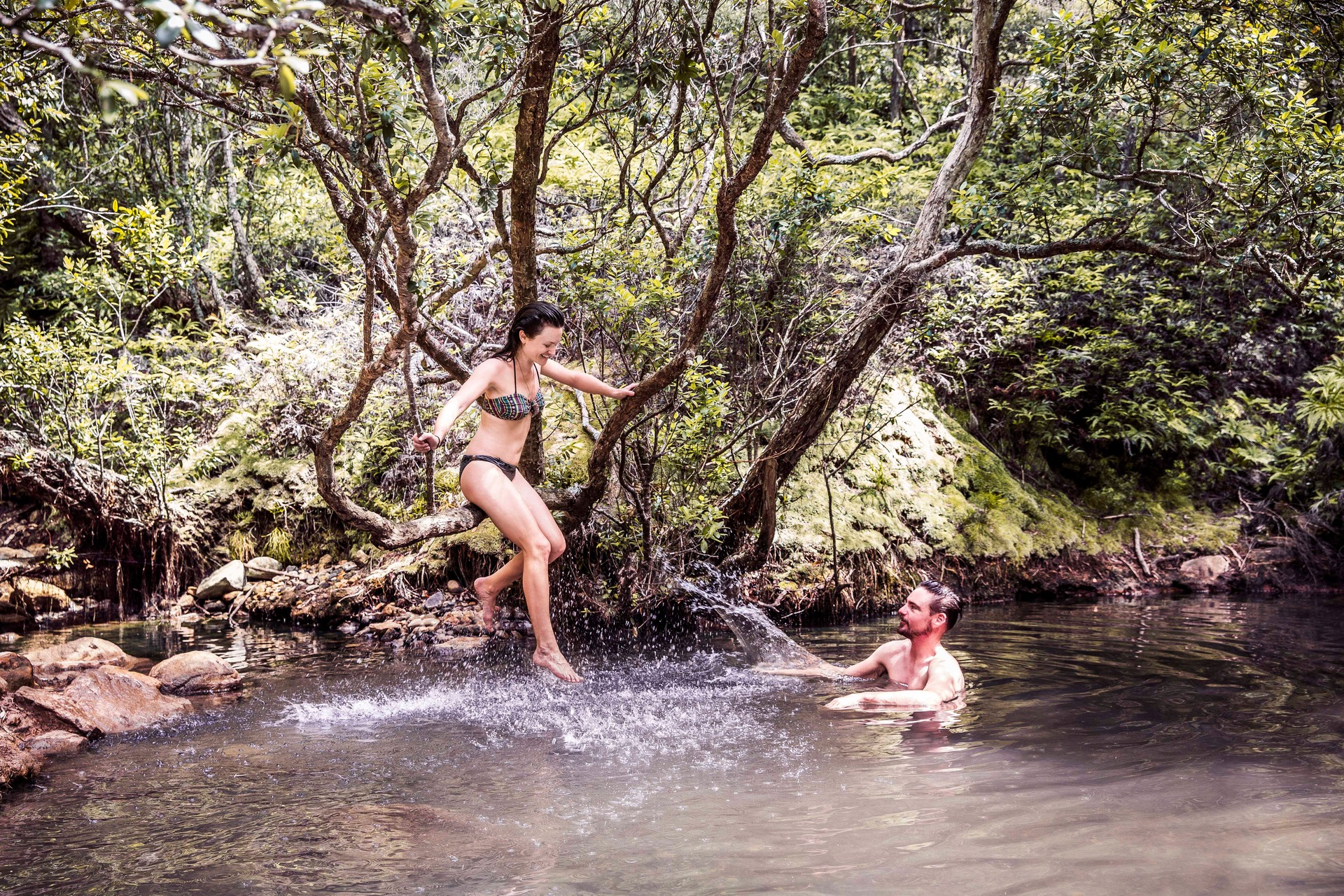 Take a dip at Great Barrier's Kaitoke Hot Springs. Photo / Todd Eyre Photography