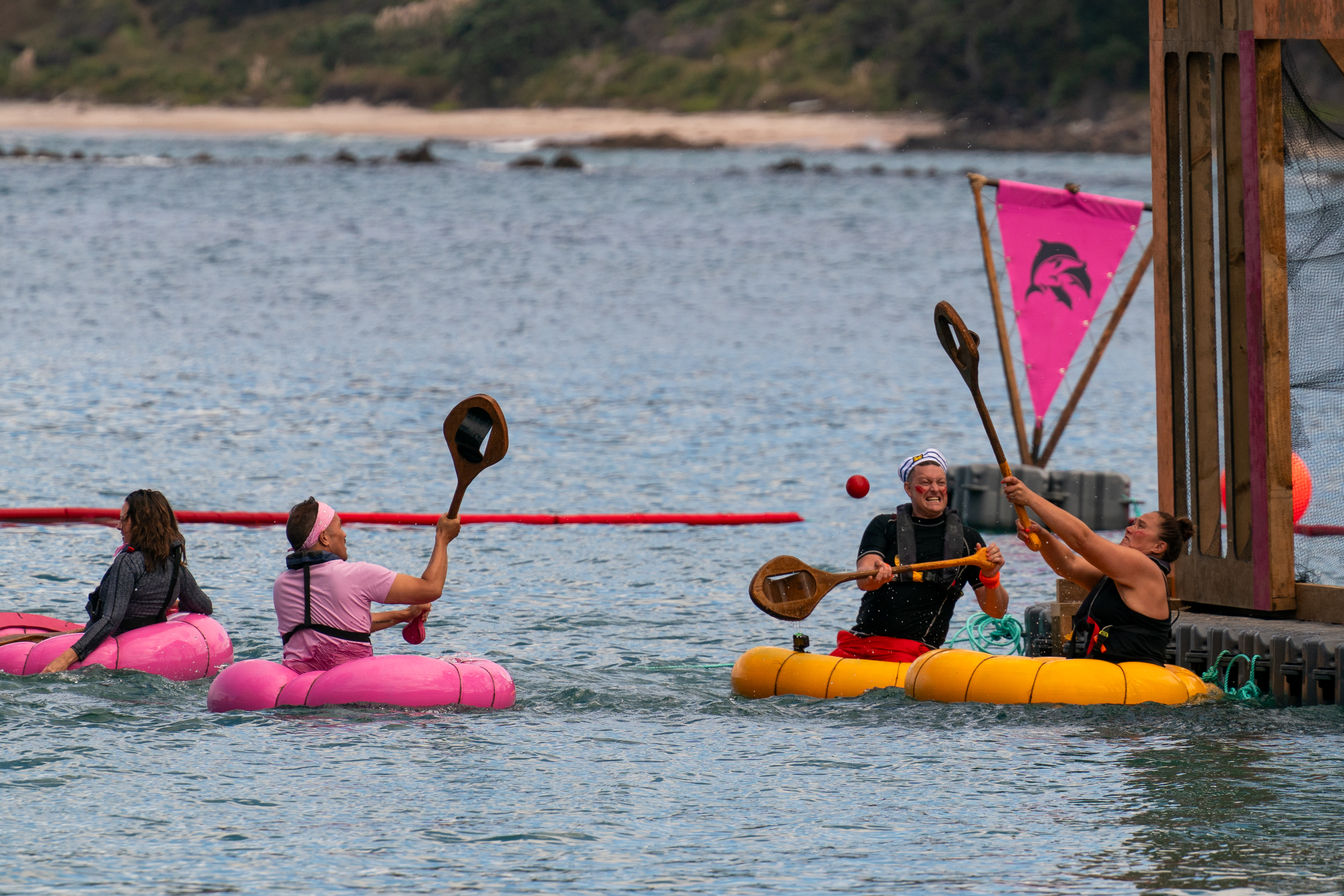 Aihe claim the victory. Photo / TVNZ