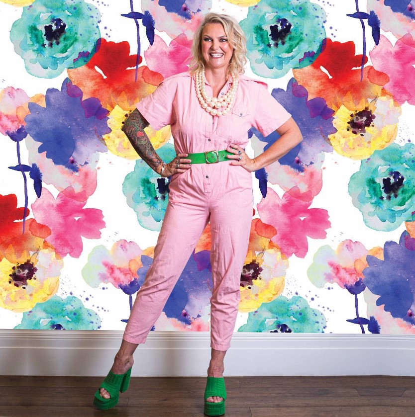 Tamzyn Adding founded Miss Lolo in 2013 specialising in big, bold, and unapologetically loud wallpaper designs.