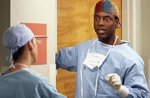 Isaiah Washington in Grey's Anatomy.