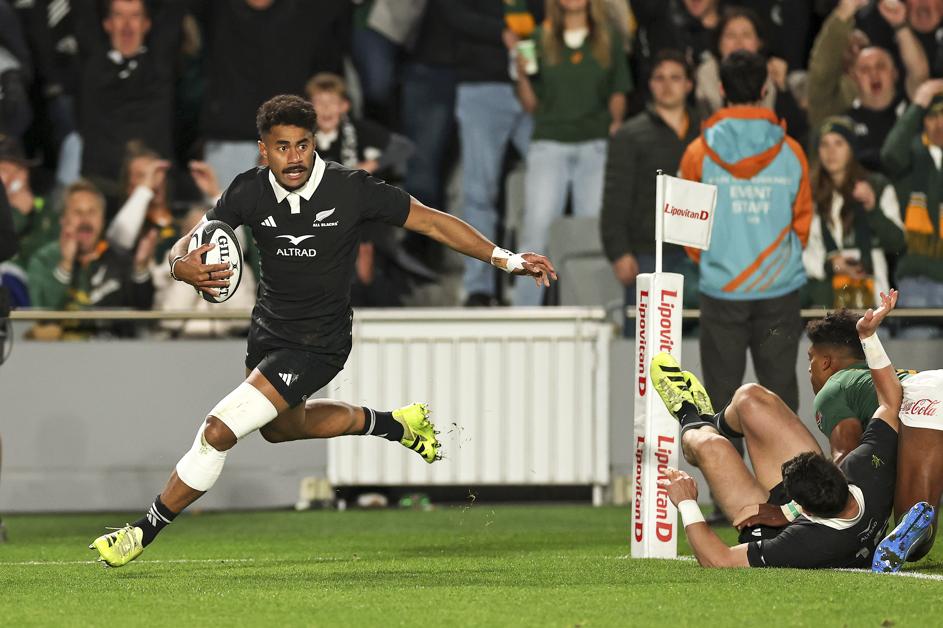 Emoni had to bounce back from a big disappointment, after a serious injury ruled him out of 2023’s Rugby World Cup. Photo / Getty Images
