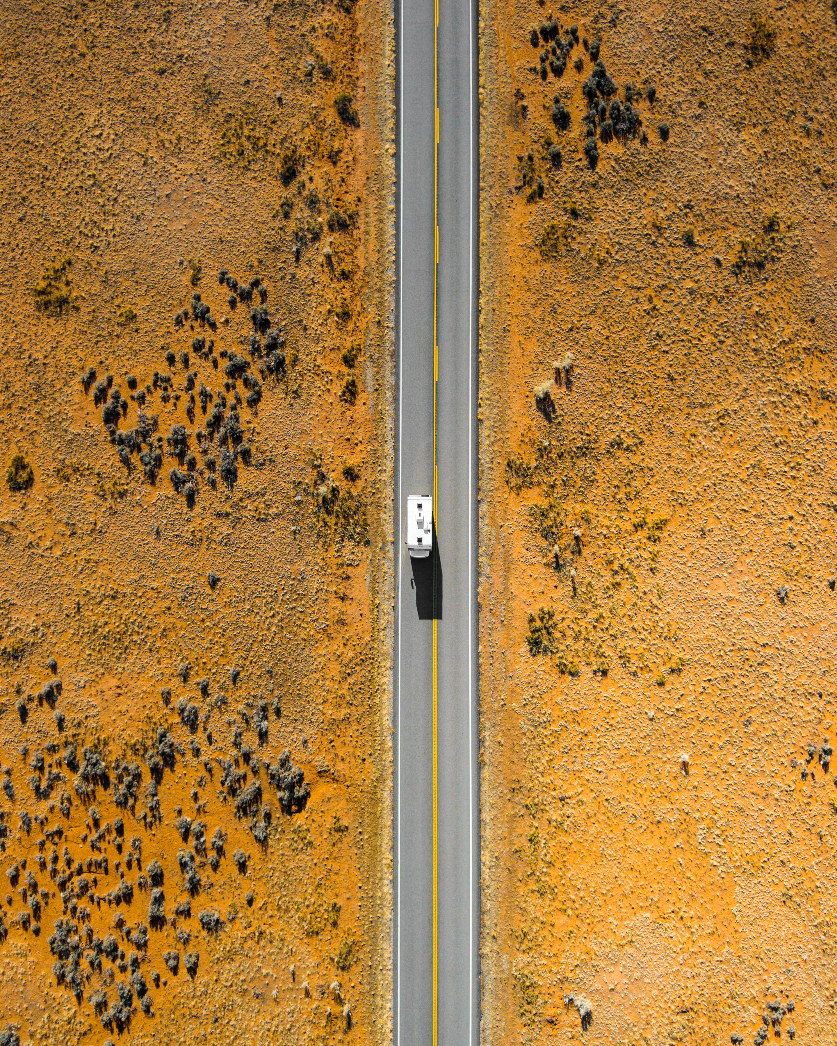 An aerial view over the orange-hued landscape in Utah.  Photo / Supplied
