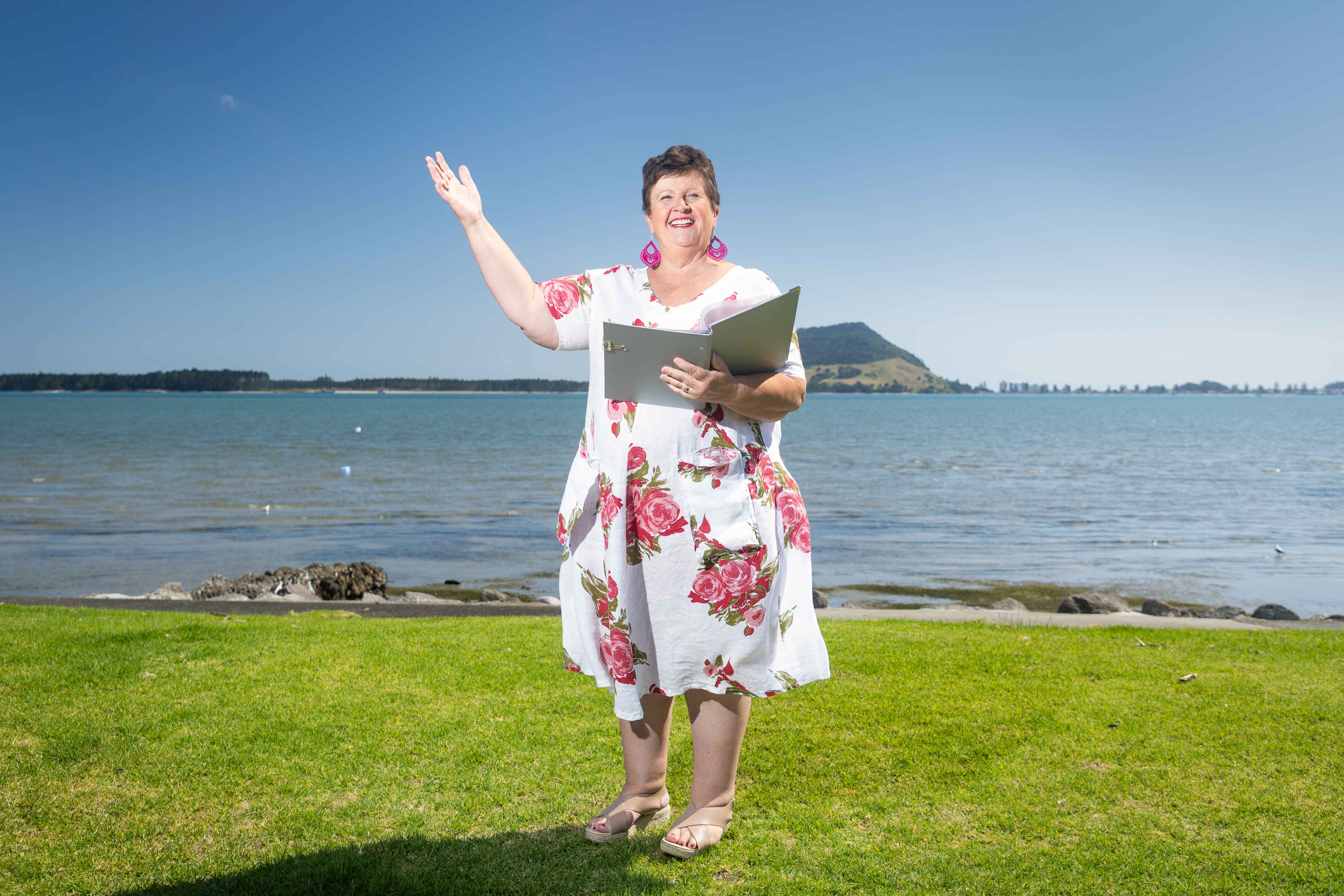 Debbie Woodfield has been a marriage celebrant for the past five years. Photo / Alex Cairns