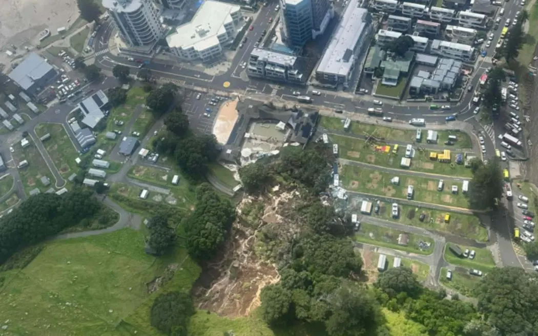 Six people died following the landslide. Photo / Fire and Emergency New Zealand