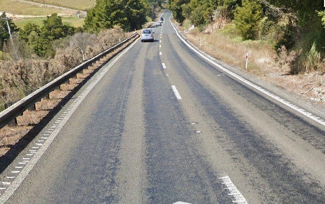 Dangerous roading on SH1 north of Maromaku turnoff. Photo / supplied