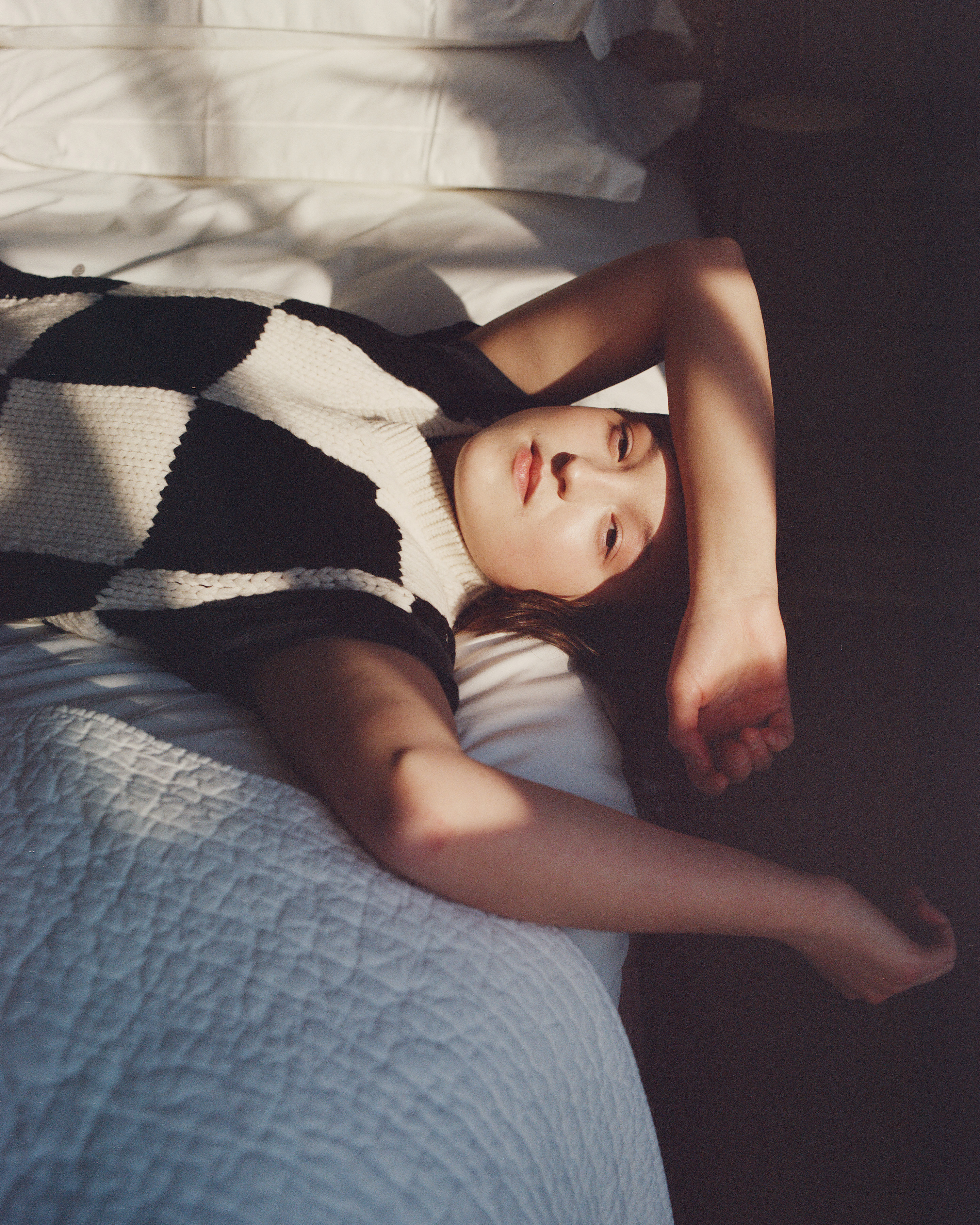 “People always ask, at the end of a shoot day, how I get back into being Bella. But I didn’t know how to do that with Ellie because we were so intertwined.” Photo / Charlotte Hadden, The New York Times