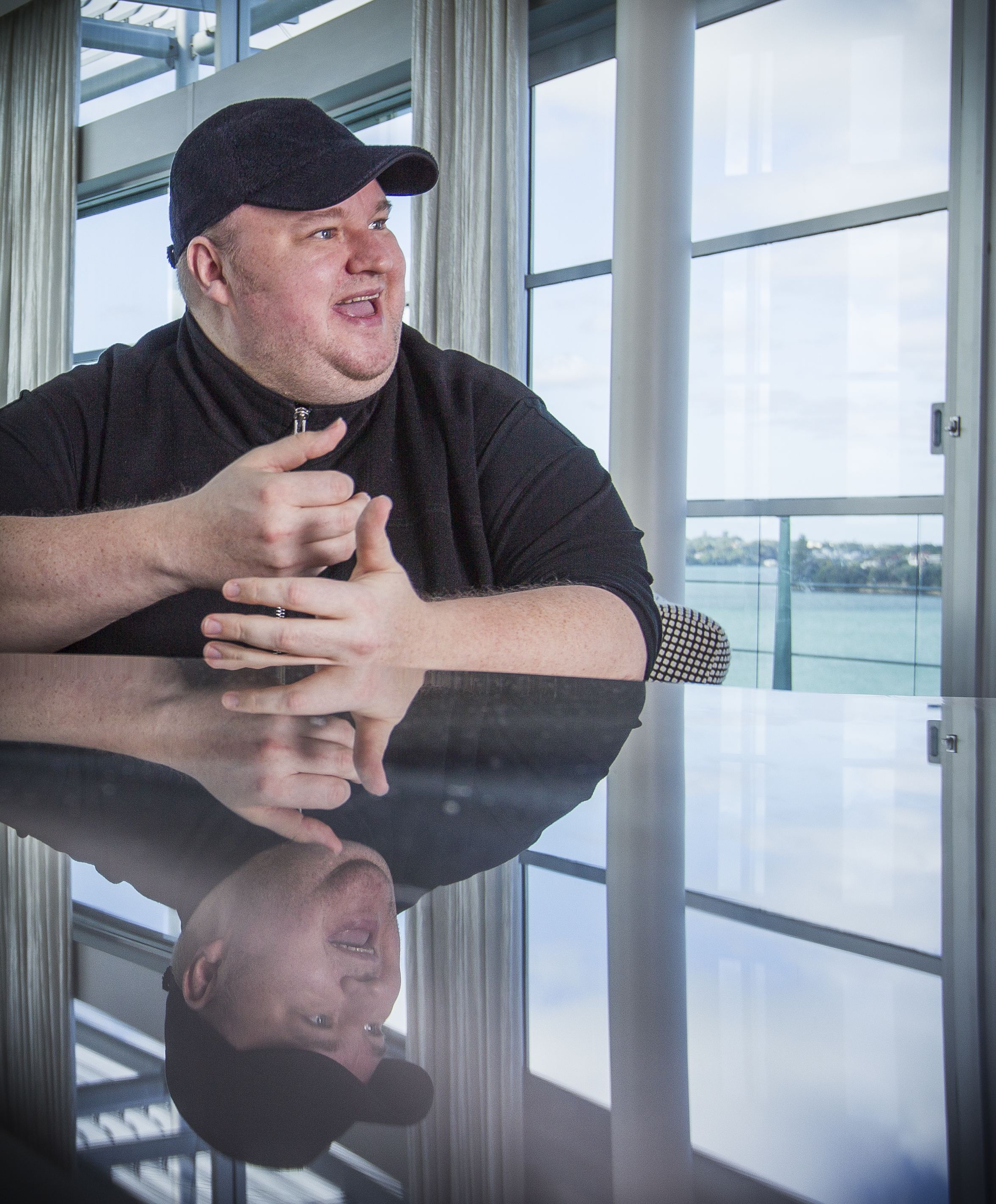 Internet entrepreneur Kim Dotcom, whose new business has stalled at launch.