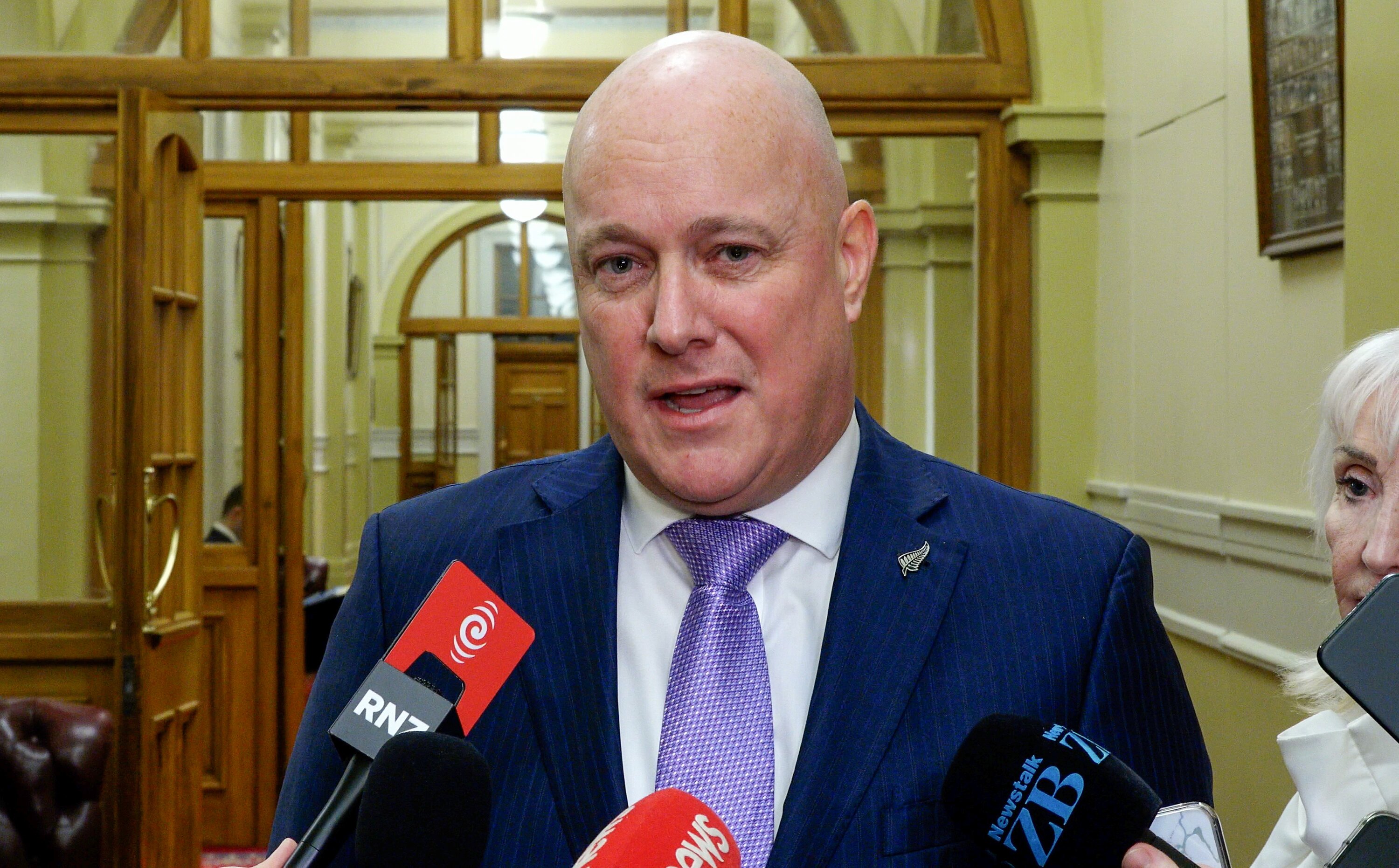 Prime Minister Christopher Luxon was not amused to be asked about 