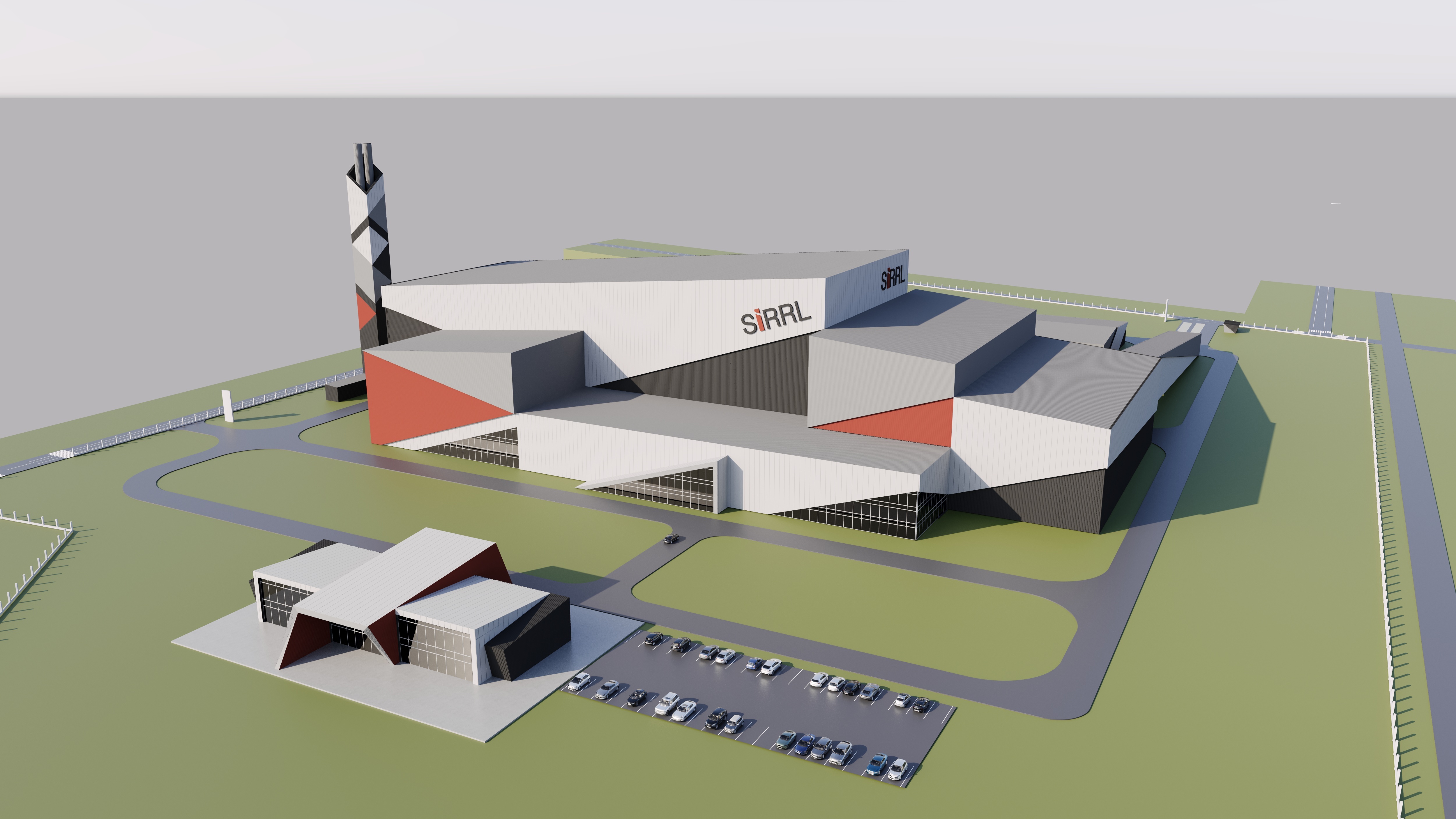 Artist's impression of the proposed waste to energy plant in Waimate, south Canterbury that SIRRL has been pushing to build since 2021. Photo /SIRRL