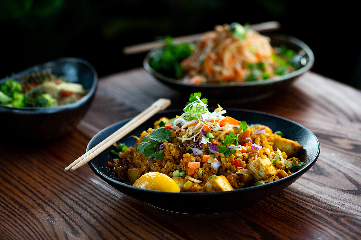 The cauliflower rice nasi lemak. Photo / Babiche Martens