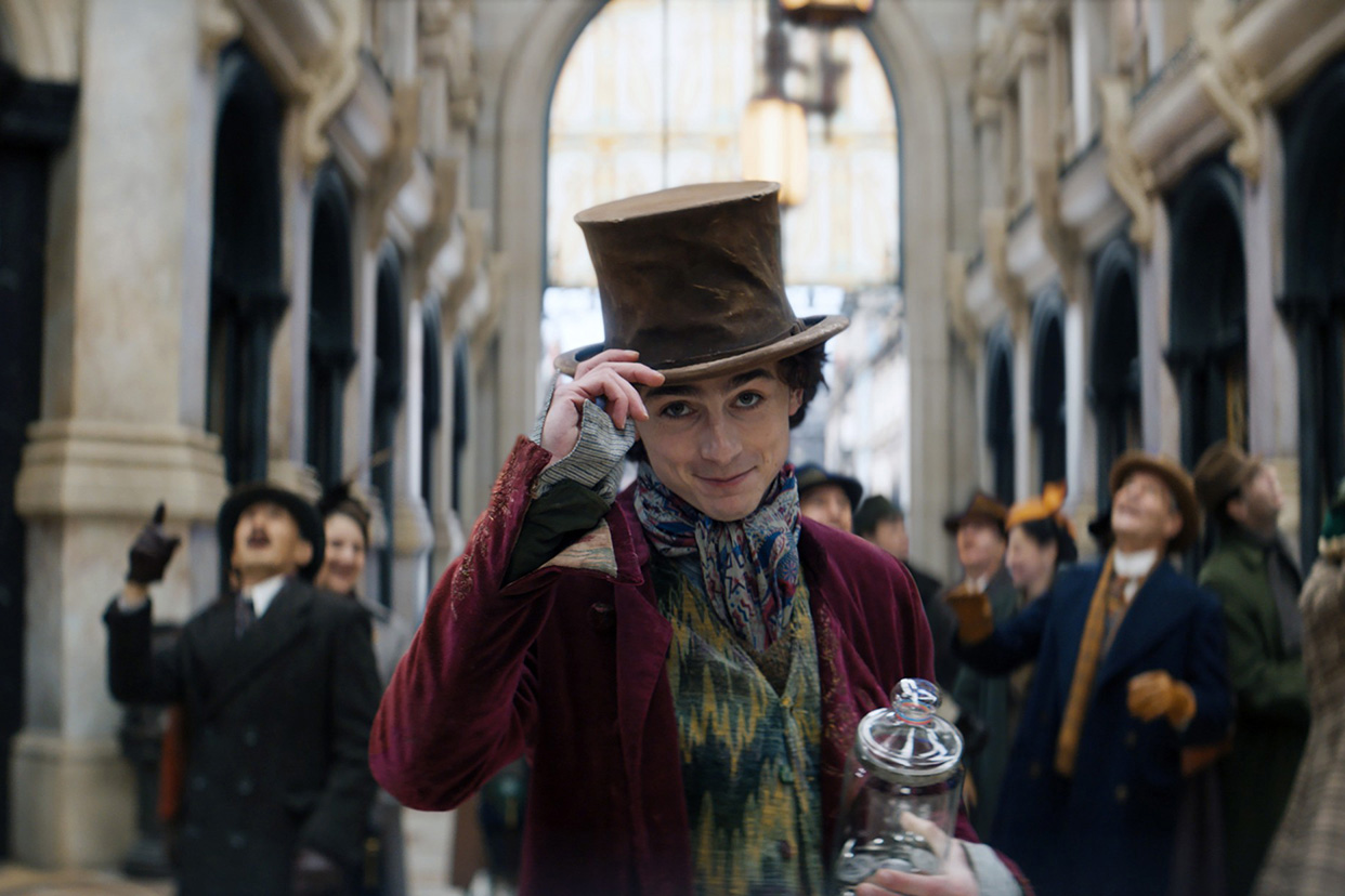 Timothée Chalamet: more of a male trainee Mary Poppins. Photo / Supplied