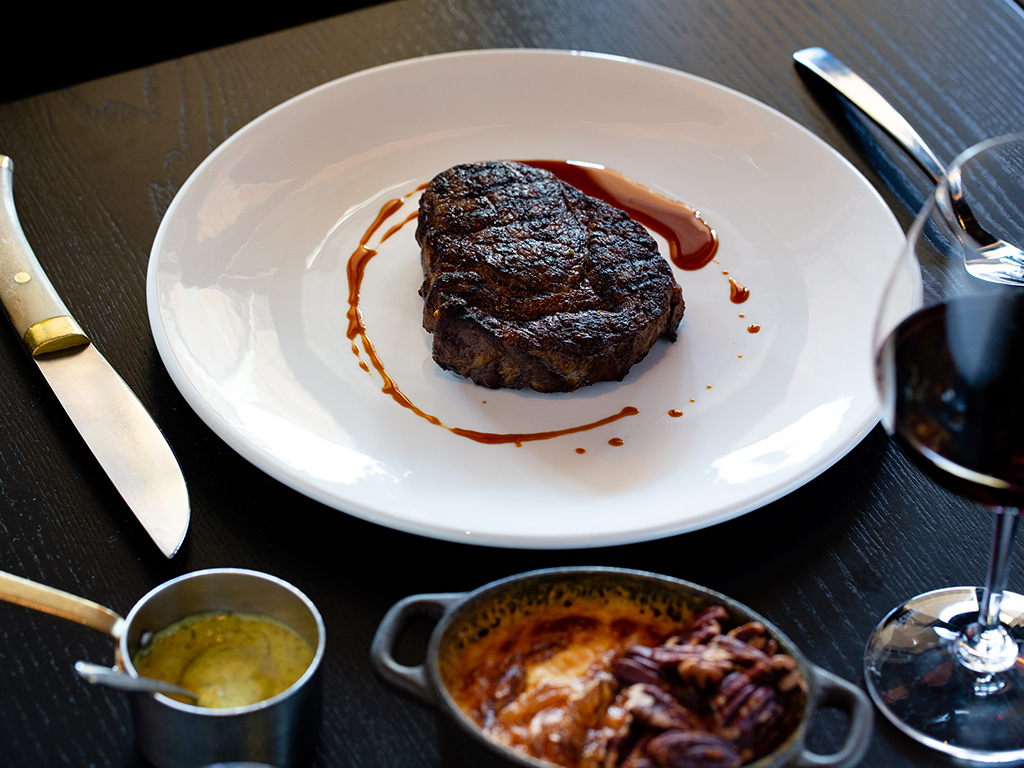 The signature Jervois Steak House steak dish. Photo / Babiche Martens