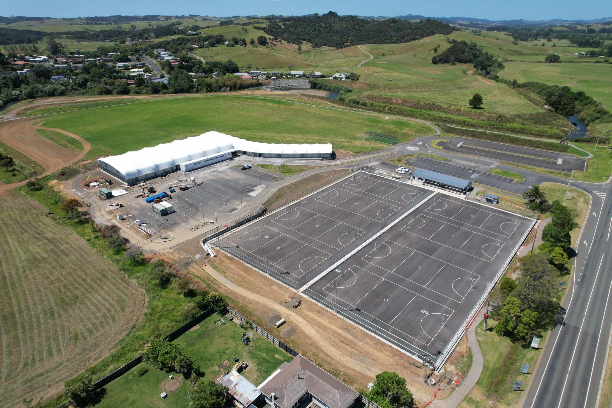 The $11.5 million Te Hiku Sports Hub in Kaitāia is about a month away from opening.