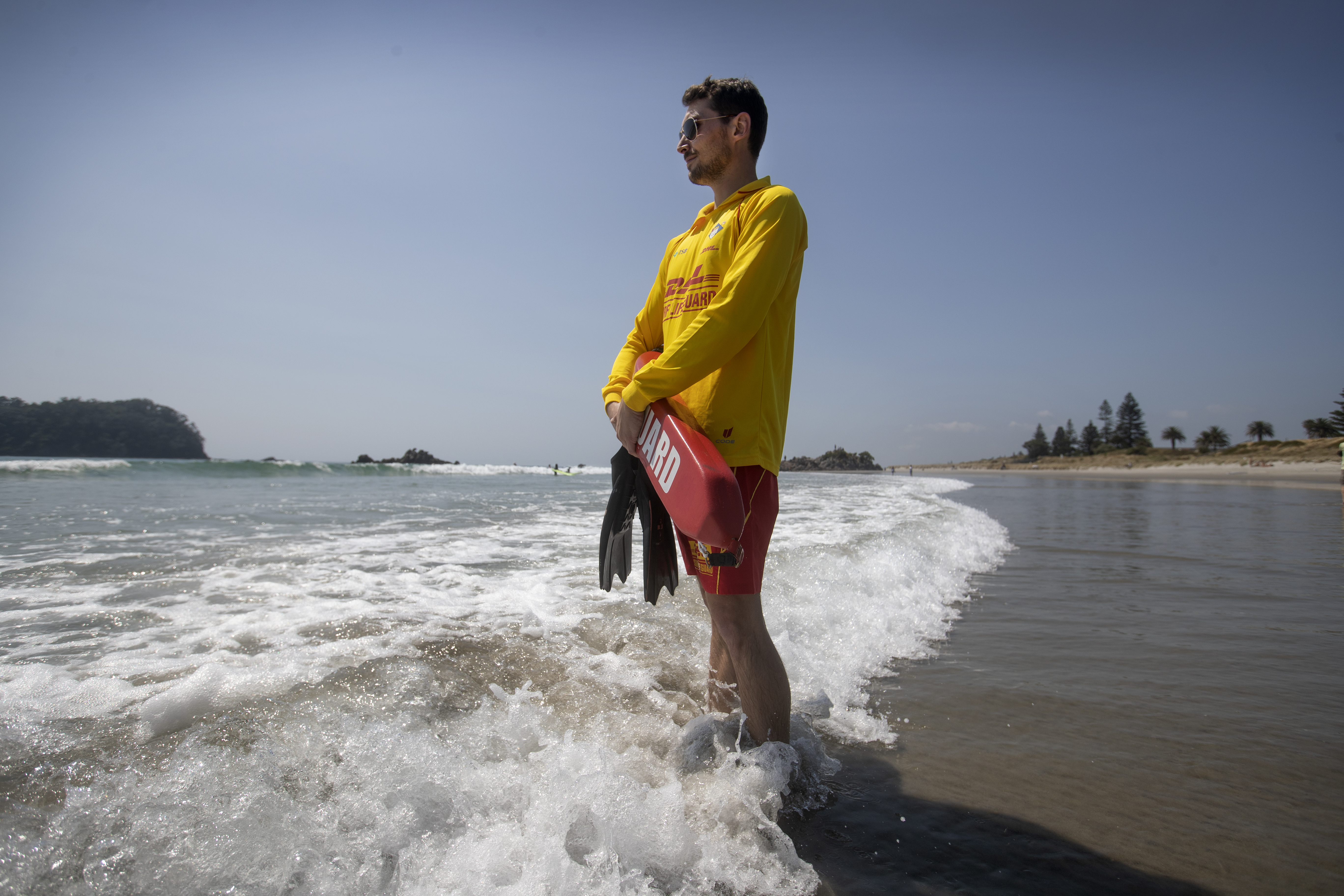 Eastern Region surf lifesaving manager Chaz Gibbons-Campbell. Photo / Mead Norton