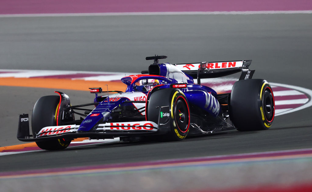 Kiwi Liam Lawson in action during the Qatar Grand Prix. Photo / Getty Images
