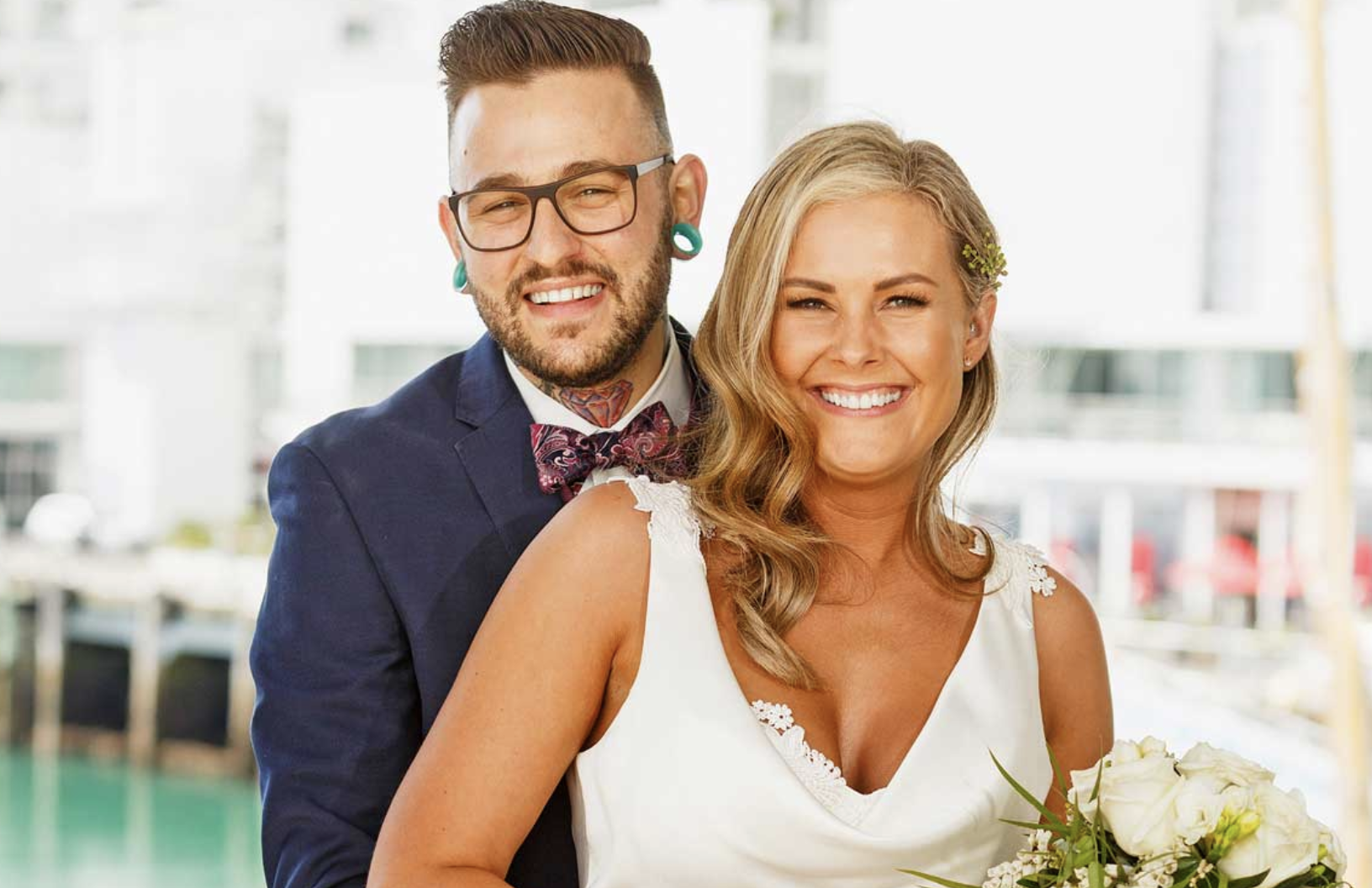 Gareth Nobel and Ottie Schwartz from Married At First Sight. Photo / Supplied
