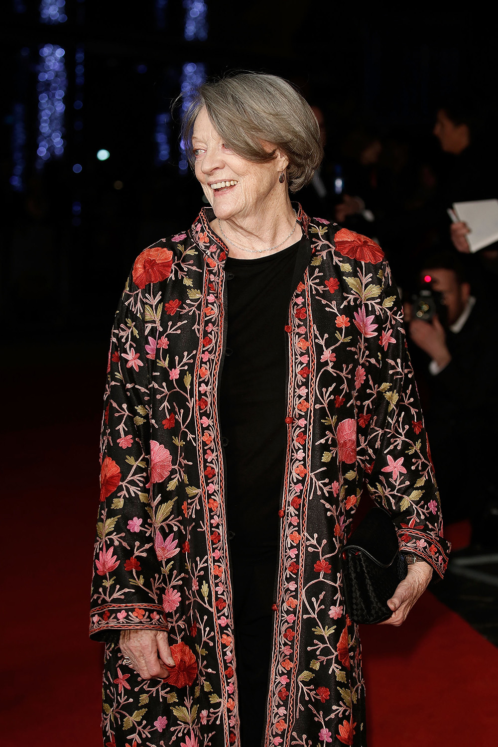 Dame Maggie Smith arrives on the red carpet at the BFI London Film Festival for ‘The Lady In The Van’. Photo / Getty Images
