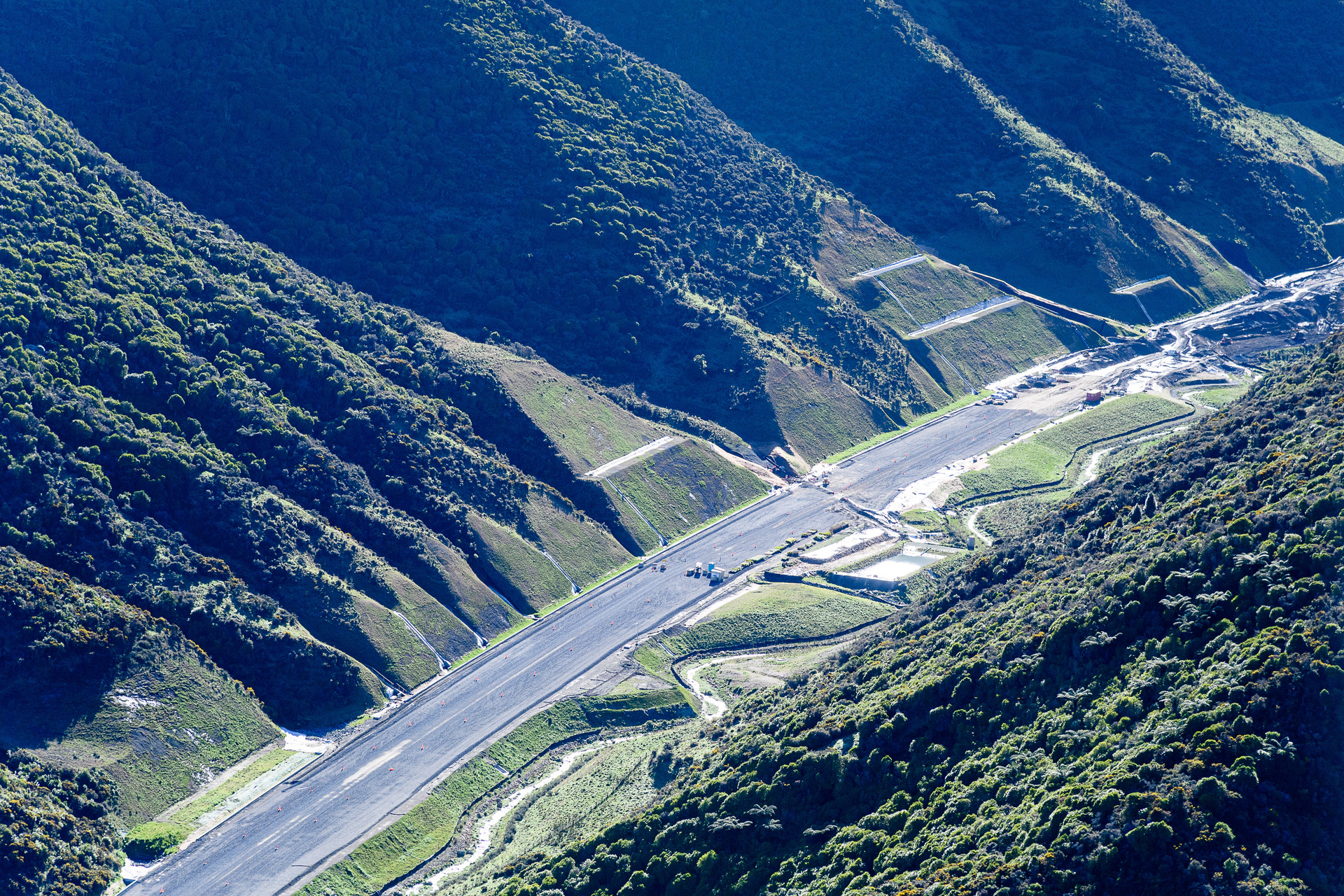 Pre-paving work in the Horokiri Valley. Photo / Supplied.