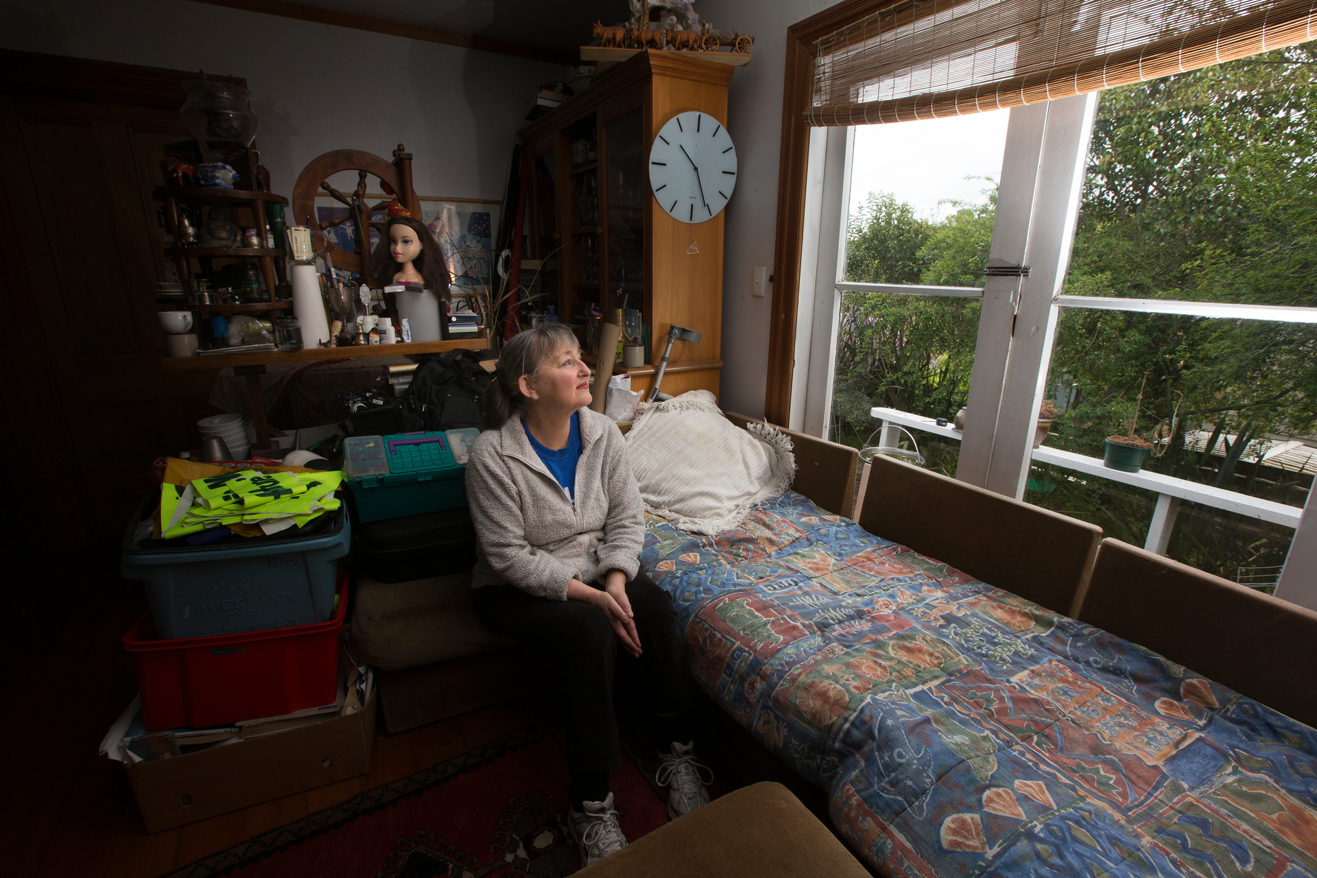 Penny Bright struck an 11th hour deal with Auckland Council to postpone her unpaid rates, halting a court-ordered sale of her Kingsland house. Photo / Brett Phibbs