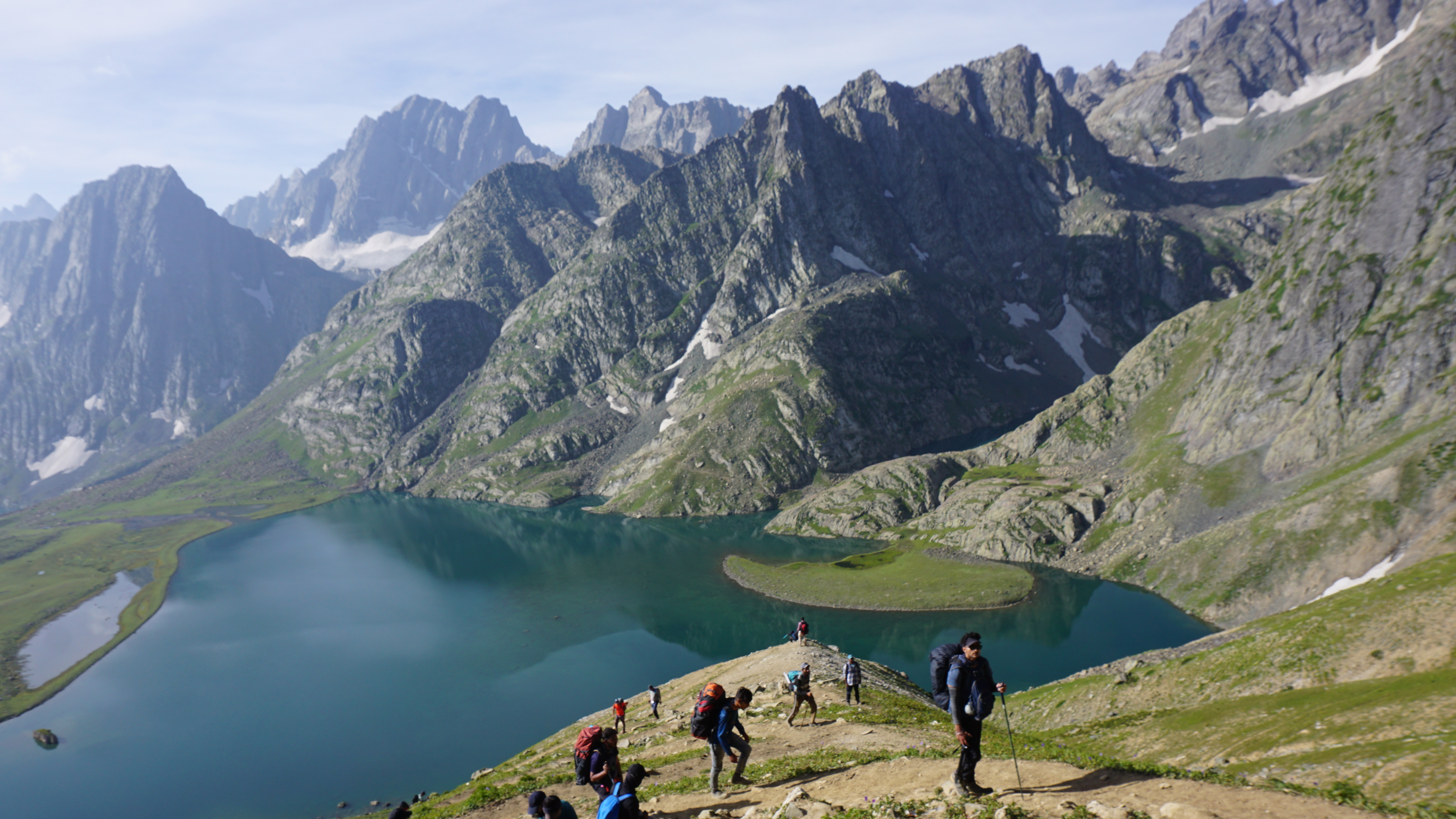 The Great Lakes of Kashmir (GLK) trek features seven alpine lakes in Kashmir. Photo / Saroj Sirkeck