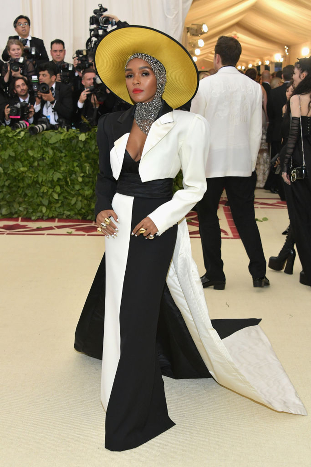 Janelle Monáe showcased a Marc Jacobs design for the night. Picture / Getty Images