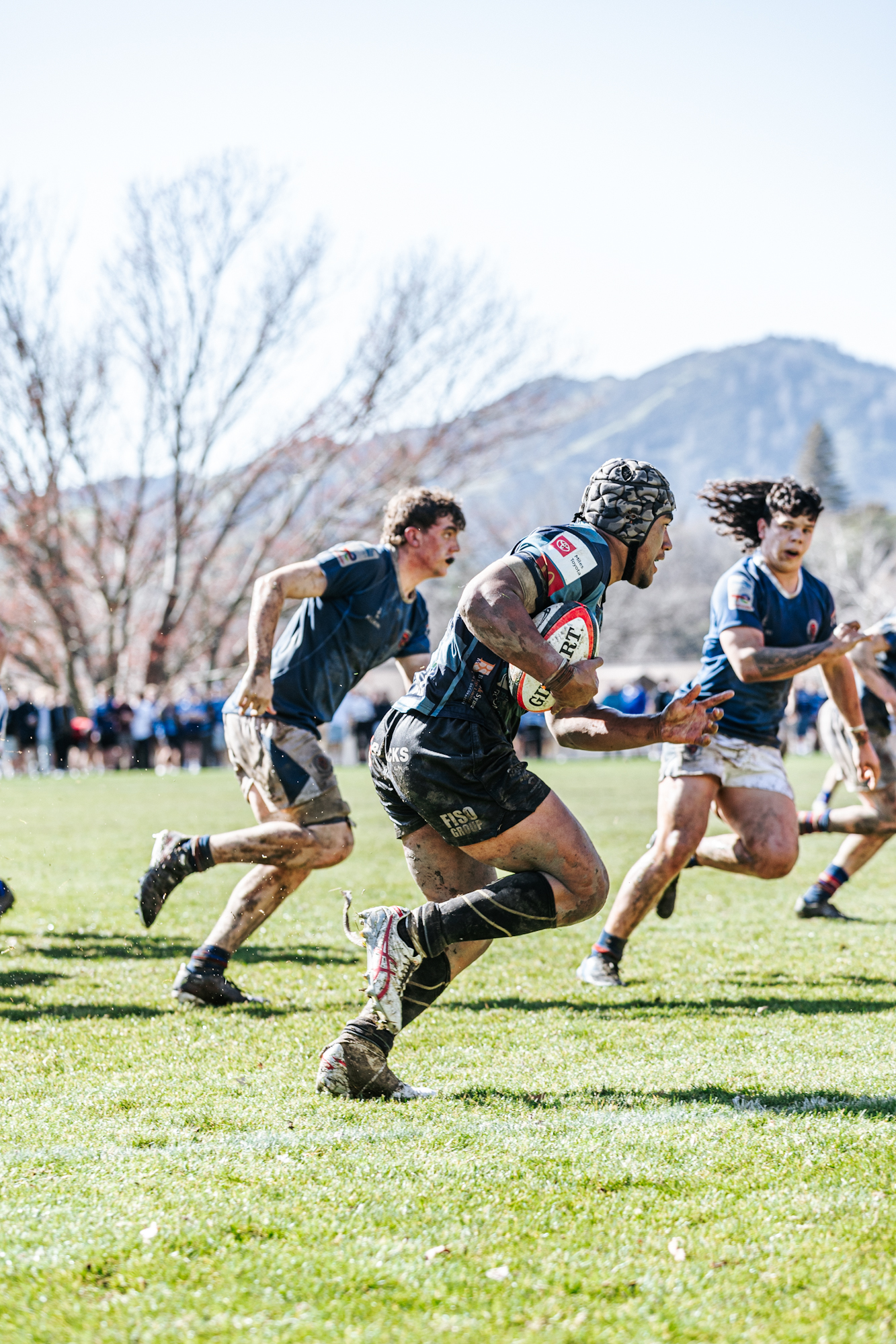 Saumaki Saumaki will be a key ball runner at Top 4 for Nelson College. Photo / Tasman Rugby Union