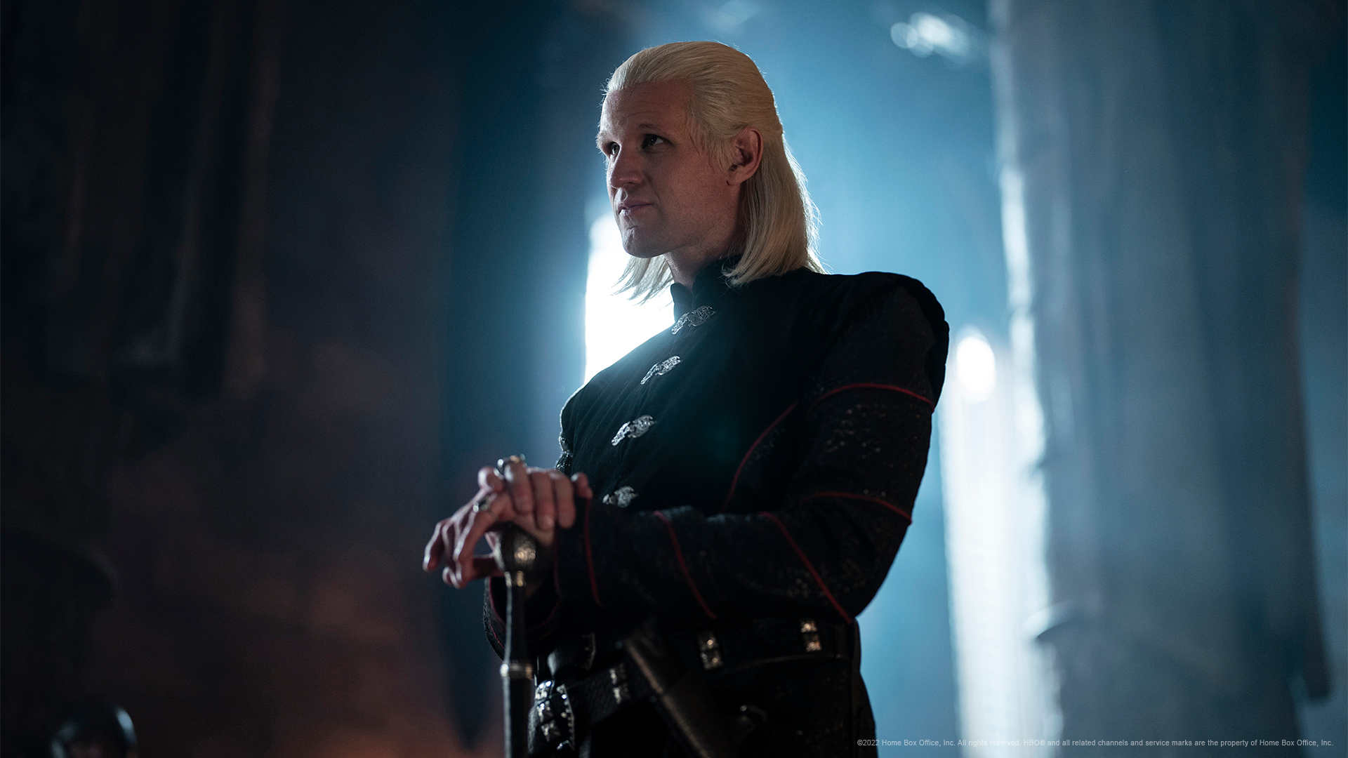 Matt Smith as Daemon Targaryen in The House of the Dragon.