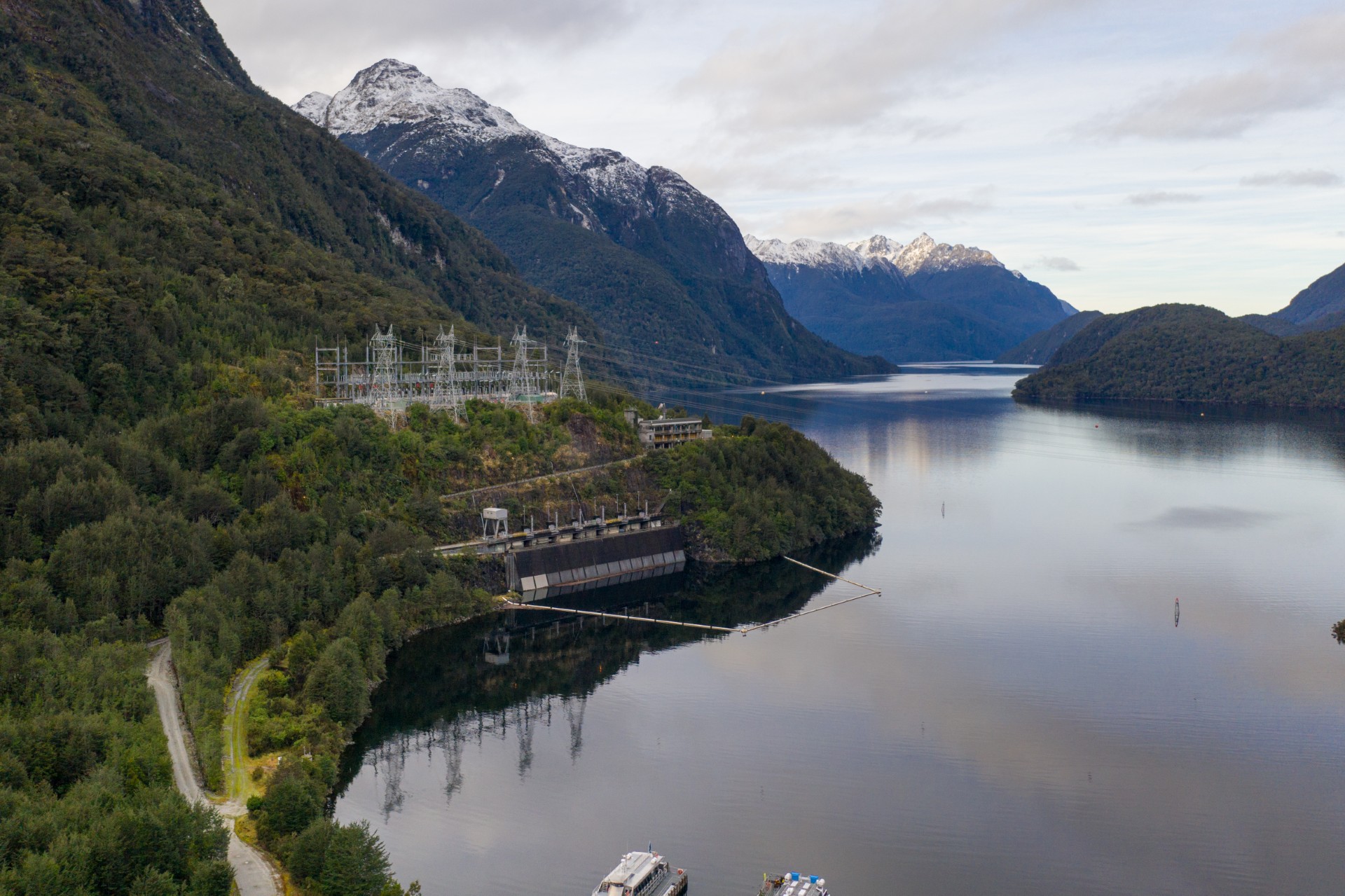 Meridian Energy's hydro station at Lake Manapouri. Photo / Supplied