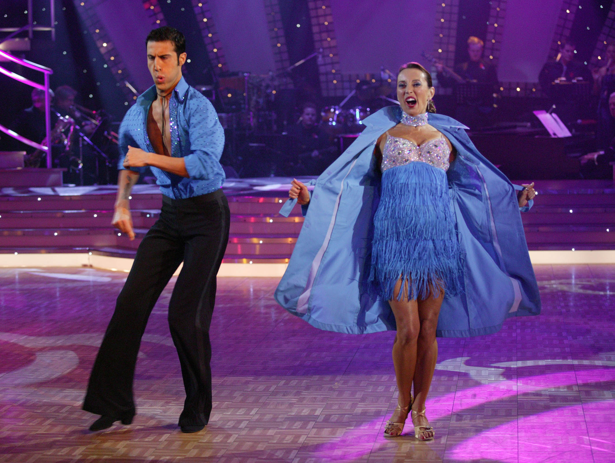 Week three of ‘Dancing with the Stars’, live from Avalon TV studio in Lower Hutt, and Suzanne Paul and Stefano Olivieri dance the jive. Photo / Supplied