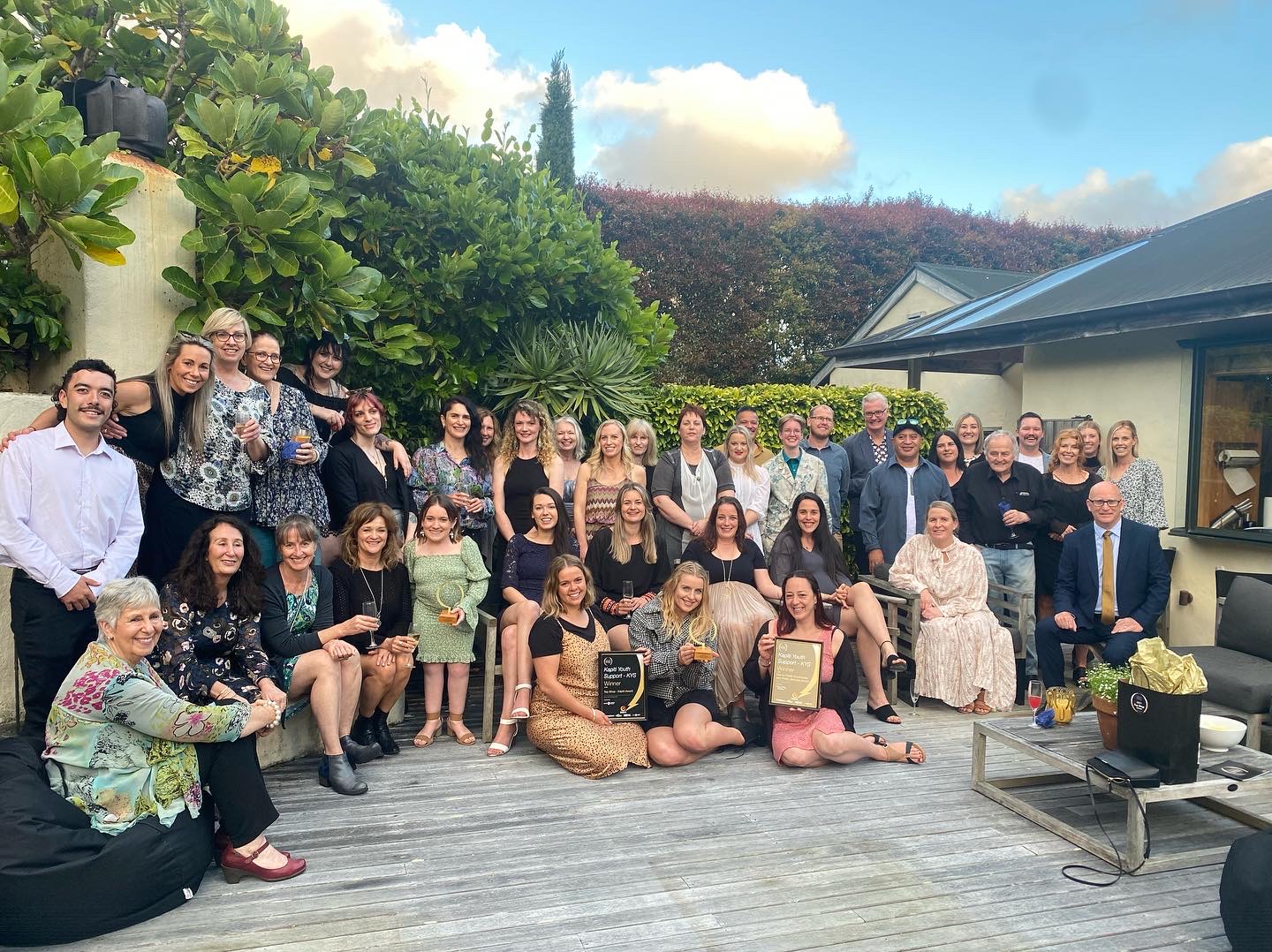 The hardworking Kāpiti Youth Support team.