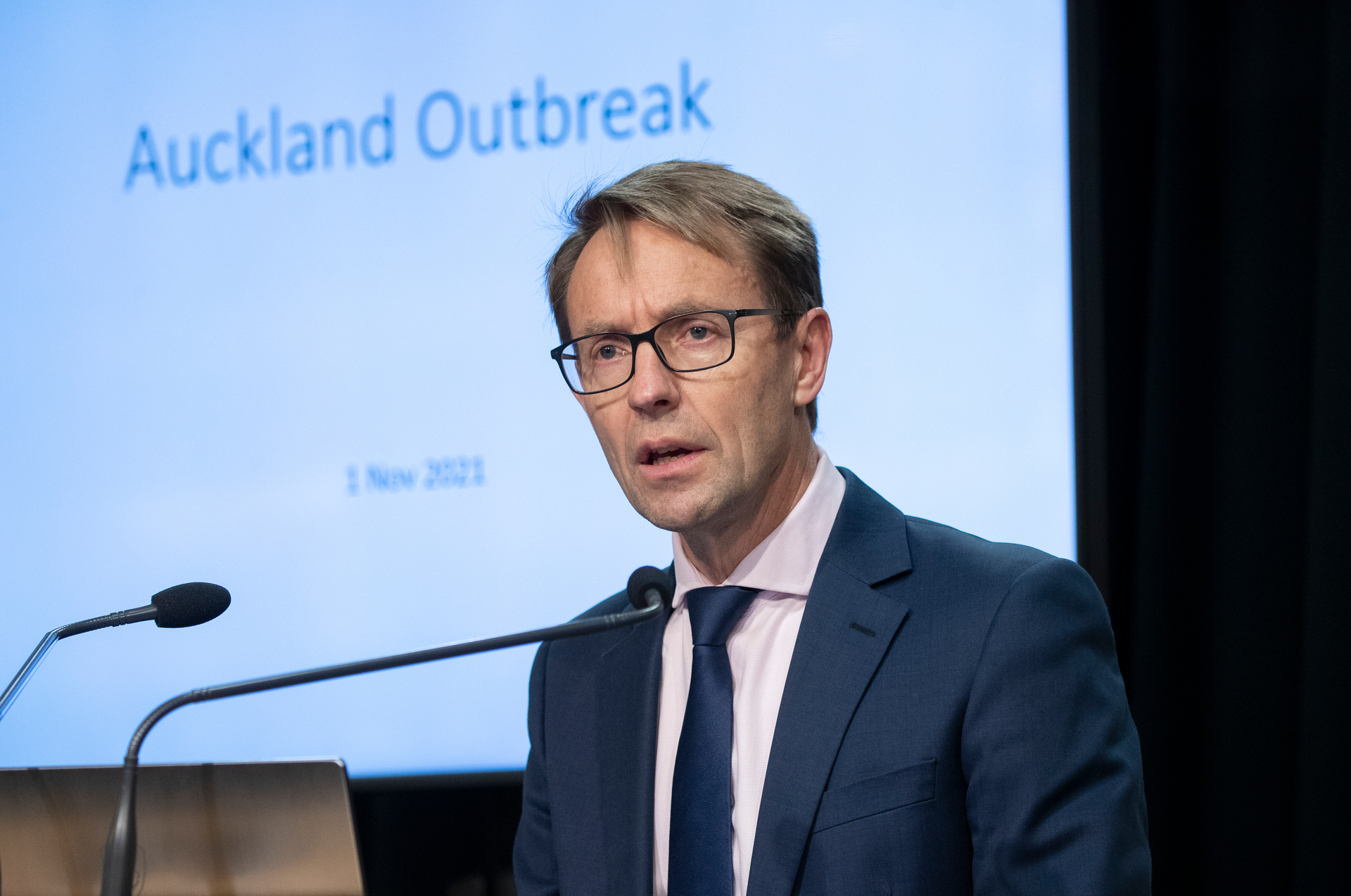 Director general of health Dr Ashley Bloomfield hasn't specified the capacity of the contact tracing system - only that it is being expanded. Photo / Mark Mitchell