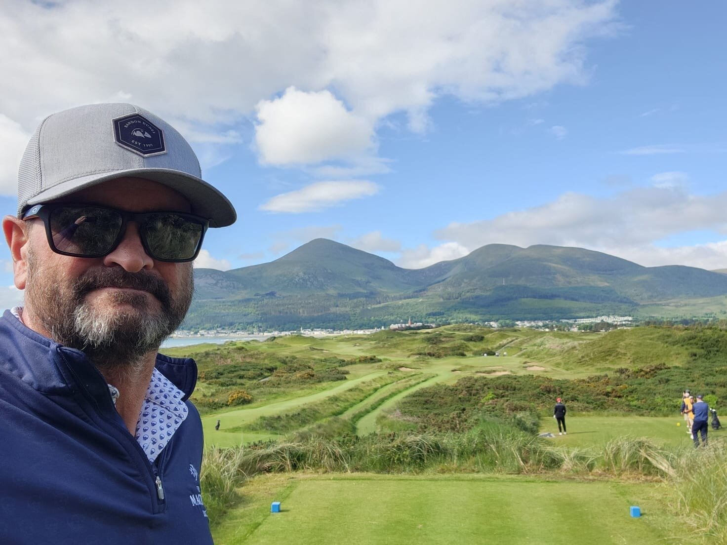 Xero co-founder Hamish Edwards at Royal County Down golf course in Northern Ireland, his second favourite links course. 