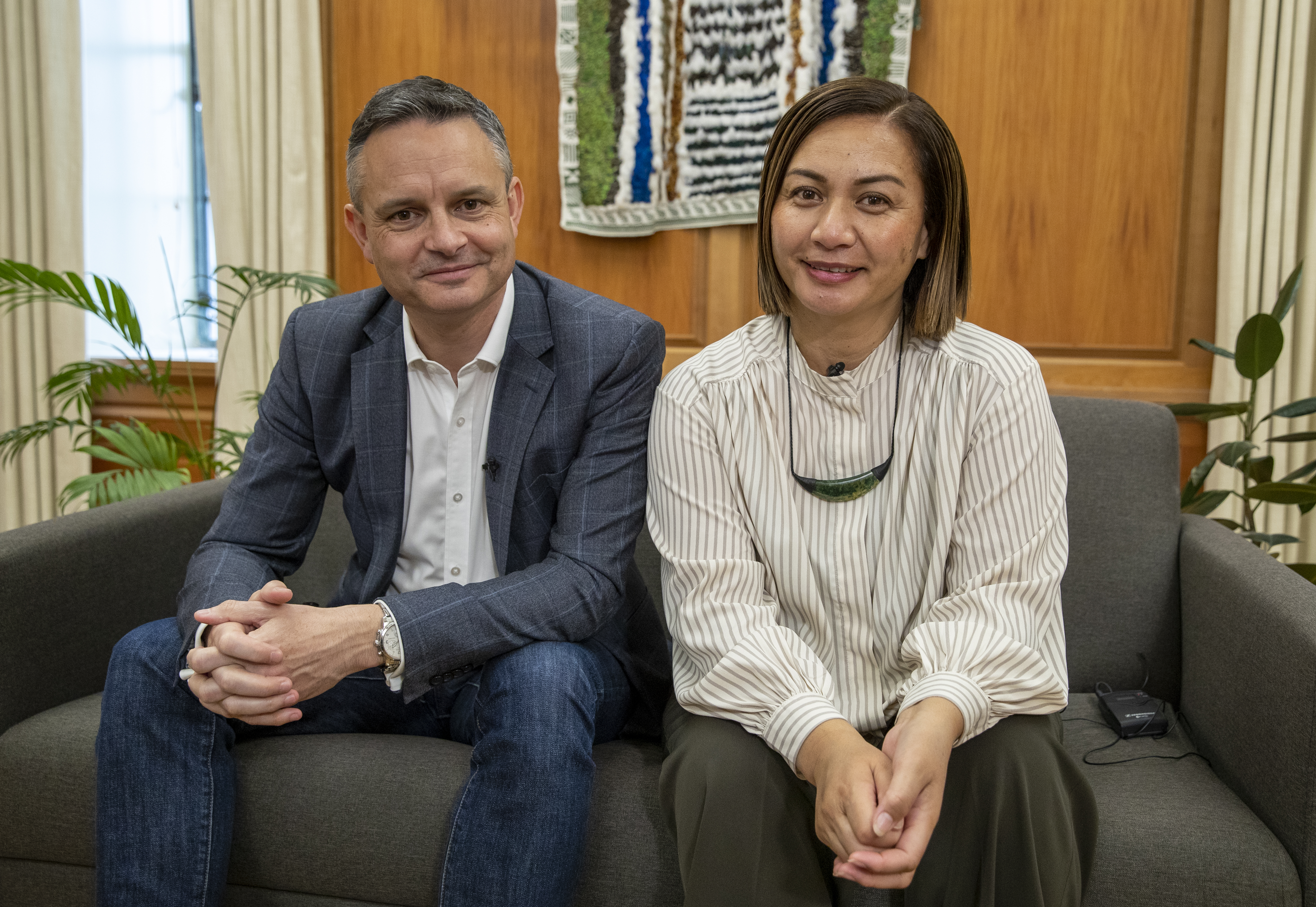 Green Party co-leaders James Shaw and Marama Davidson put out a joint statement. Photo / Mark Mitchell