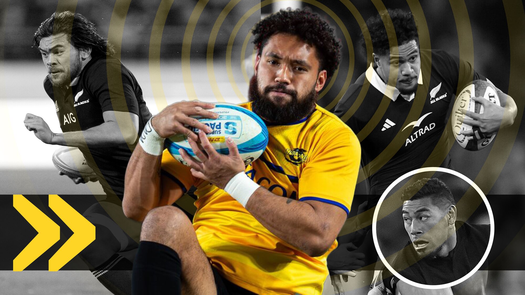 Hurricanes wing Fehi Fineanganofo faces decisions that have already been addressed by Pasifika players Steven Luatua, Leicester Fainga'anuku and Charles Piutau. Photos / Photosport, NZME