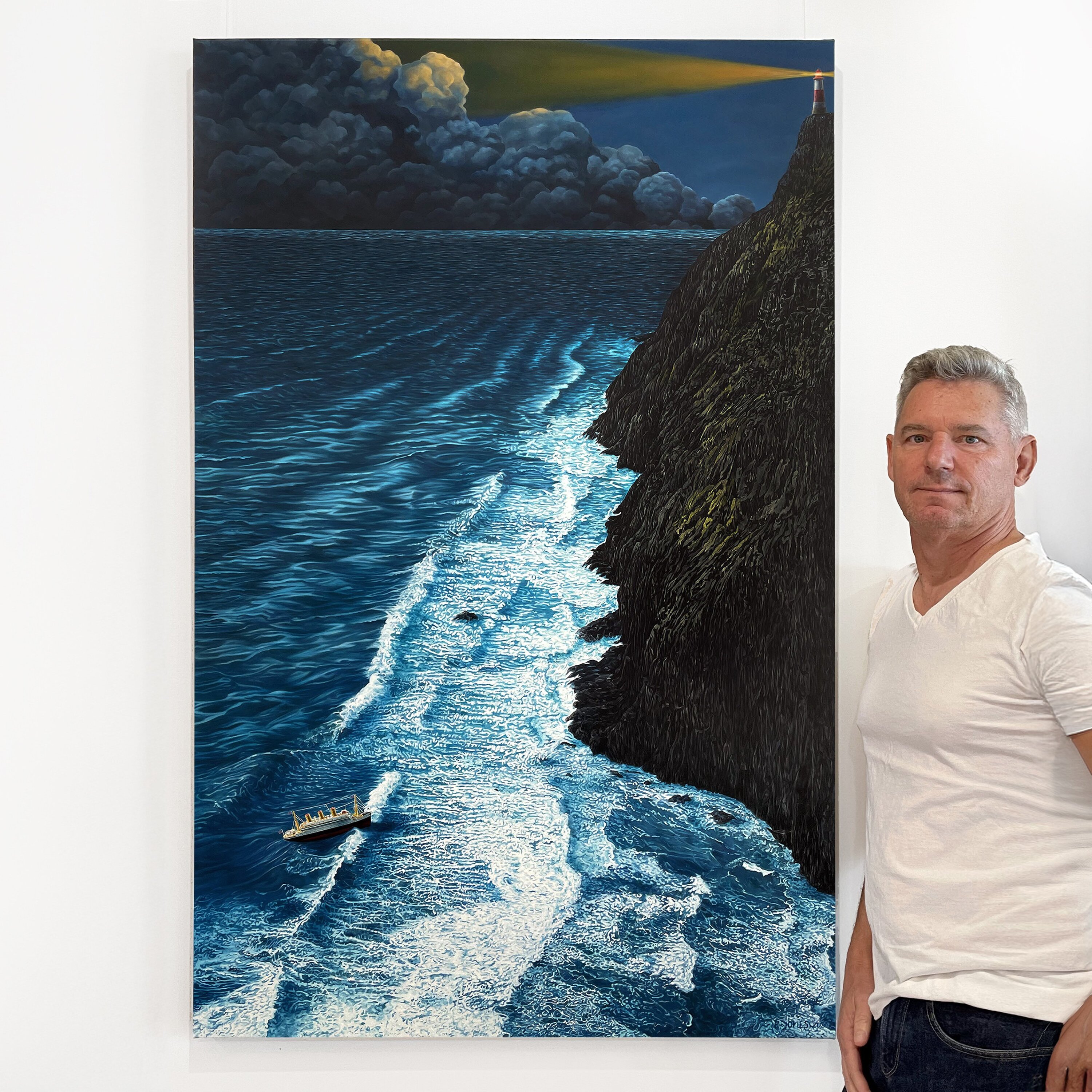 The Sentinel by Ross Jones (pictured) part of the Fine Artist - Ross Jones exhibition at Parnell Gallery.