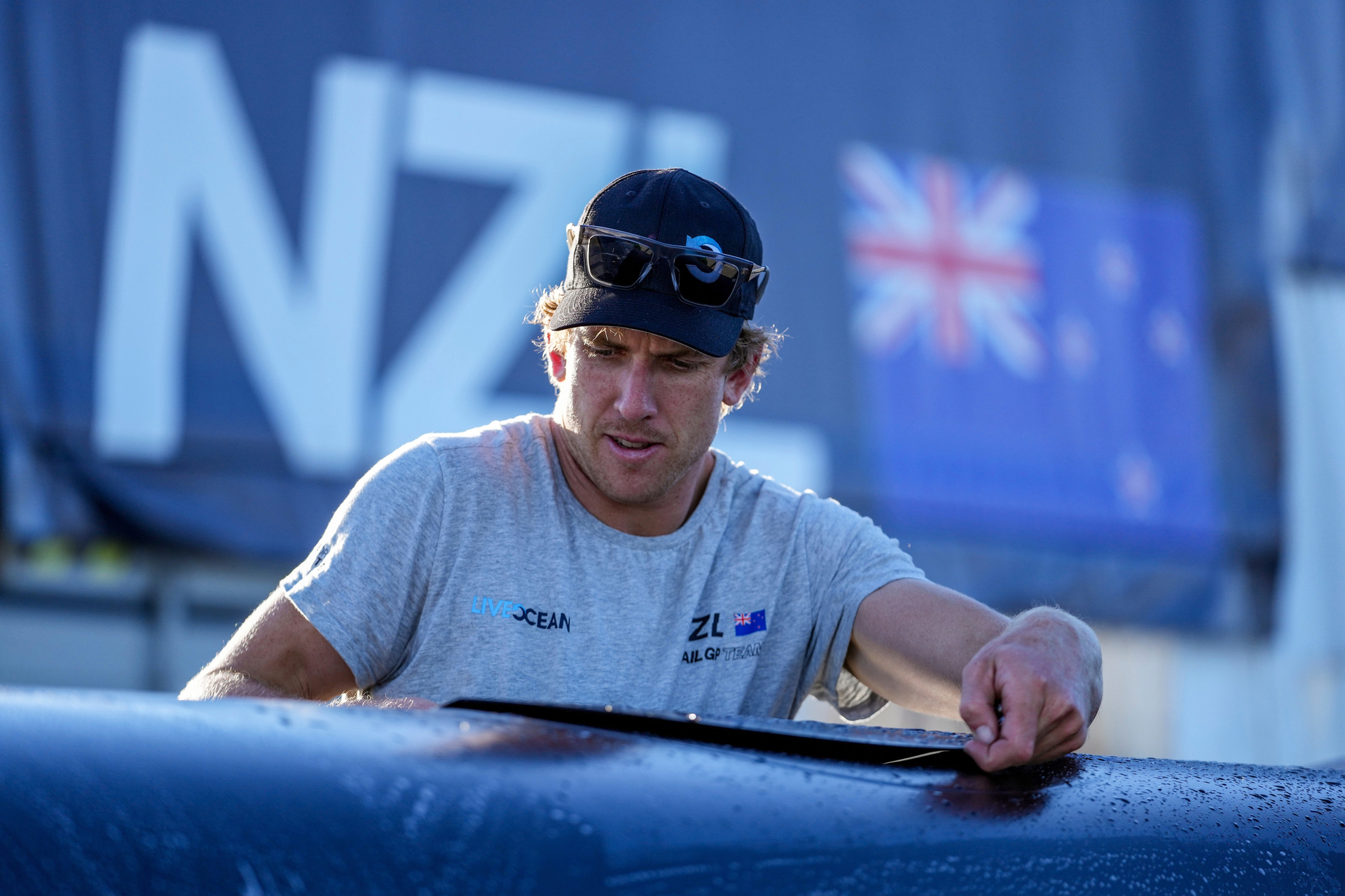 Peter Burling was one of five members of the New Zealand SailGP team who had Olympic commitments. Photo / SailGP