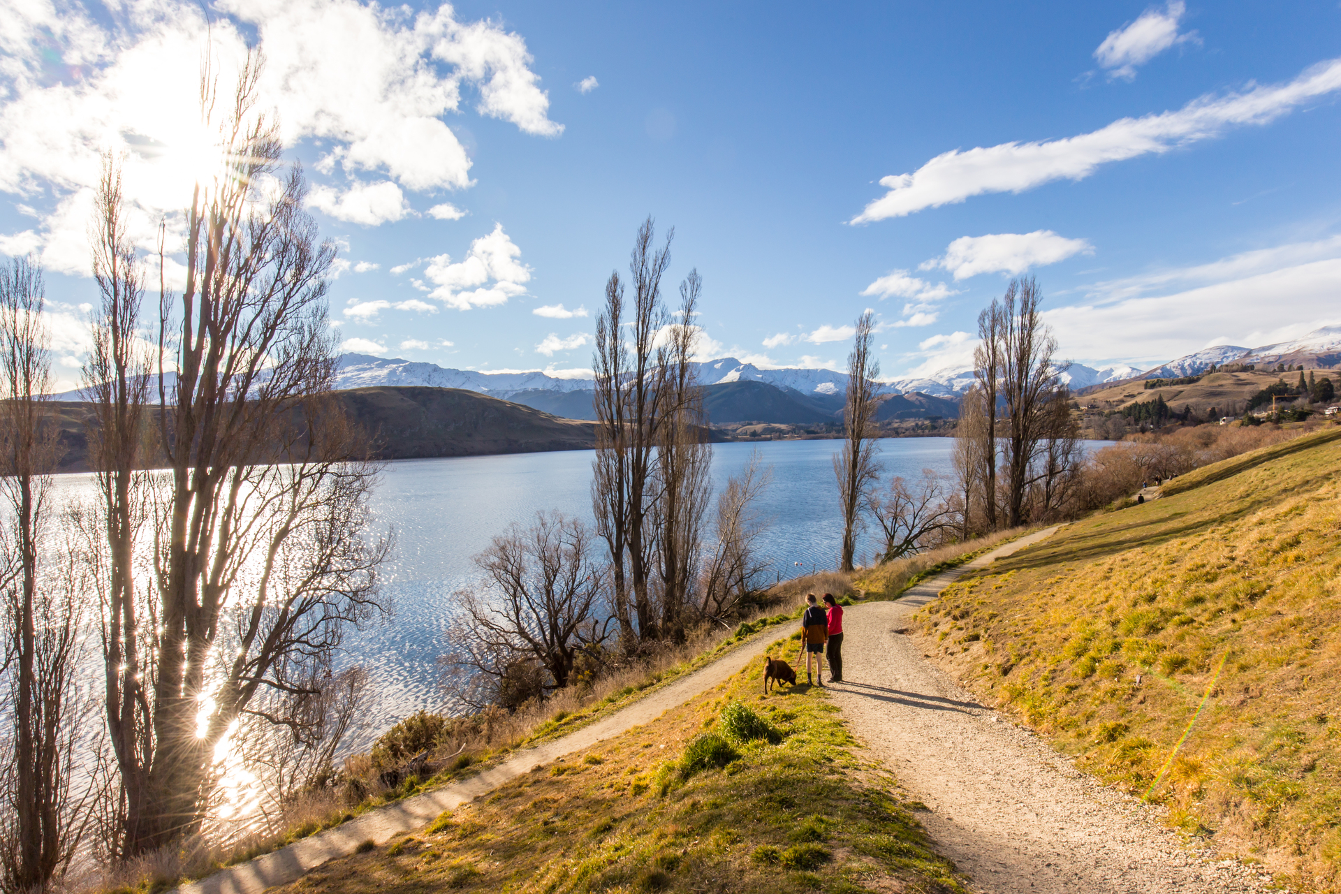 The 8km loop walk around Lake Hayes provides mountain views galore. Photo / Getty Images
