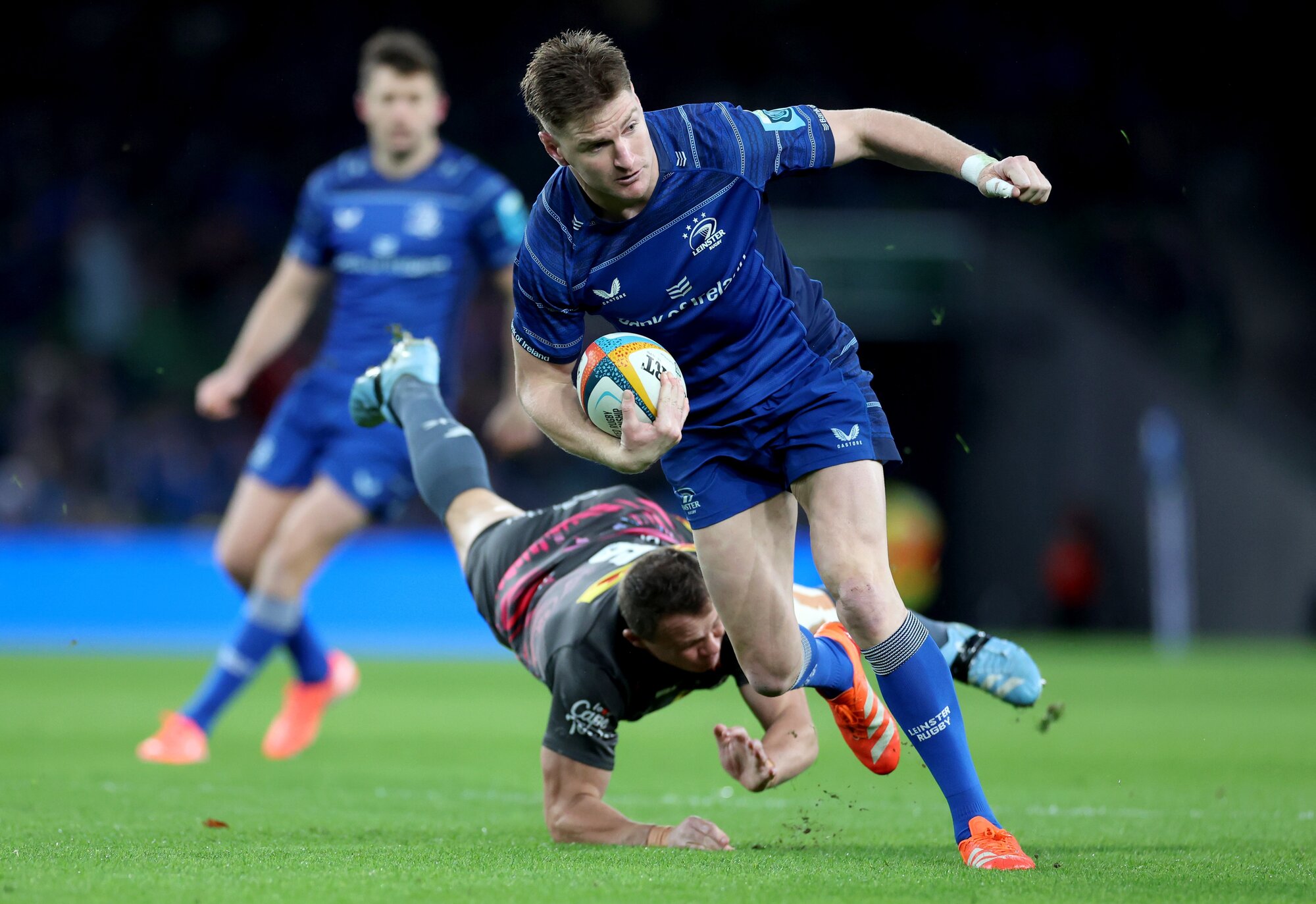 Jordie Barrett in action for Leinster: 'I didn't know what to expect.' Photo / Photosport