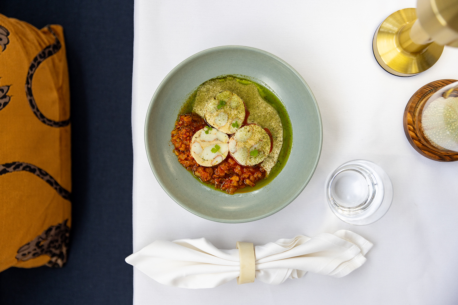The prawn terrine. Photo / Babiche Martens