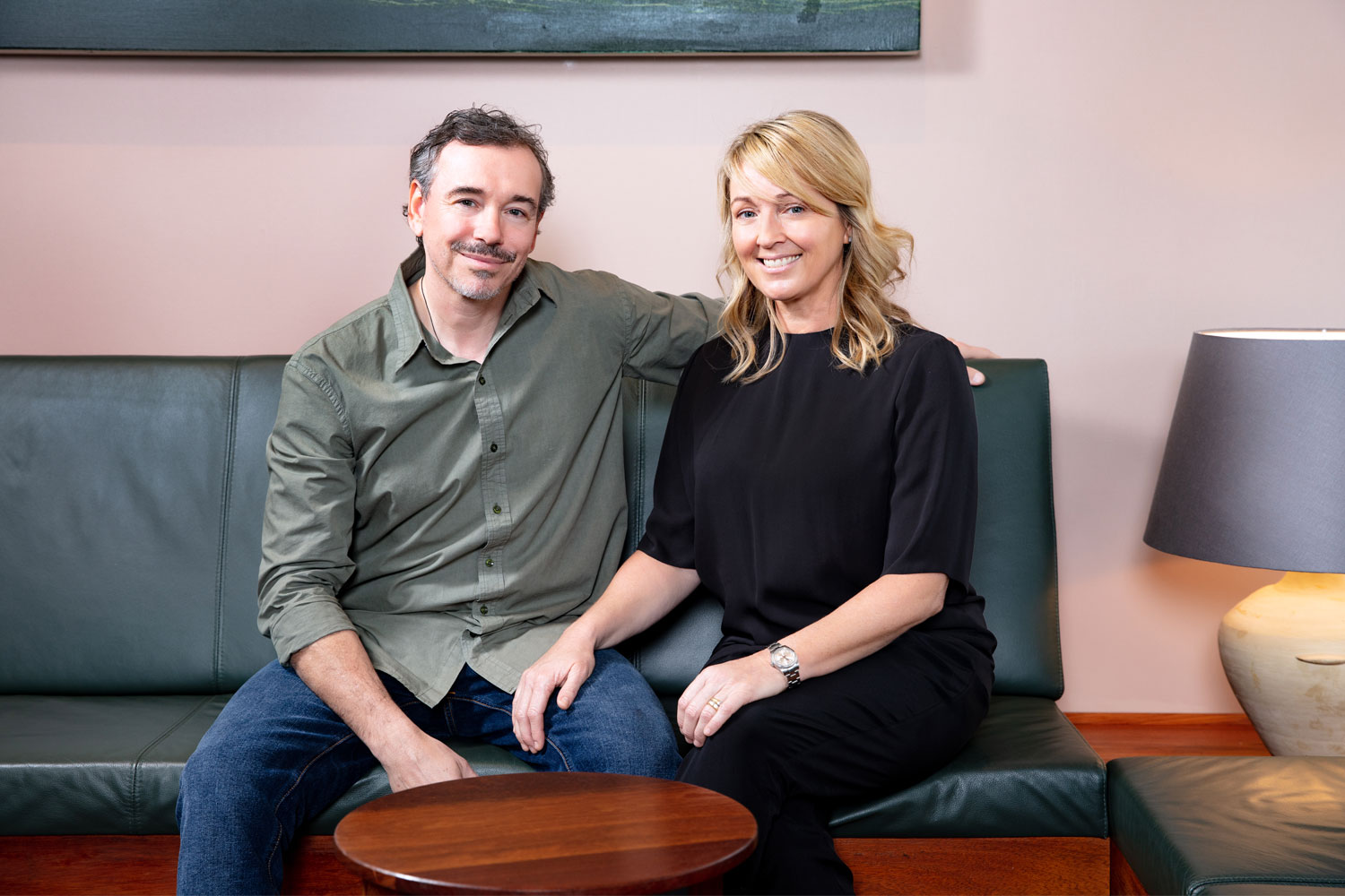 Simon Wright (left) and Creghan Molloy have long been a consummate team at the iconic French Cafe. Photo / Babiche Martens