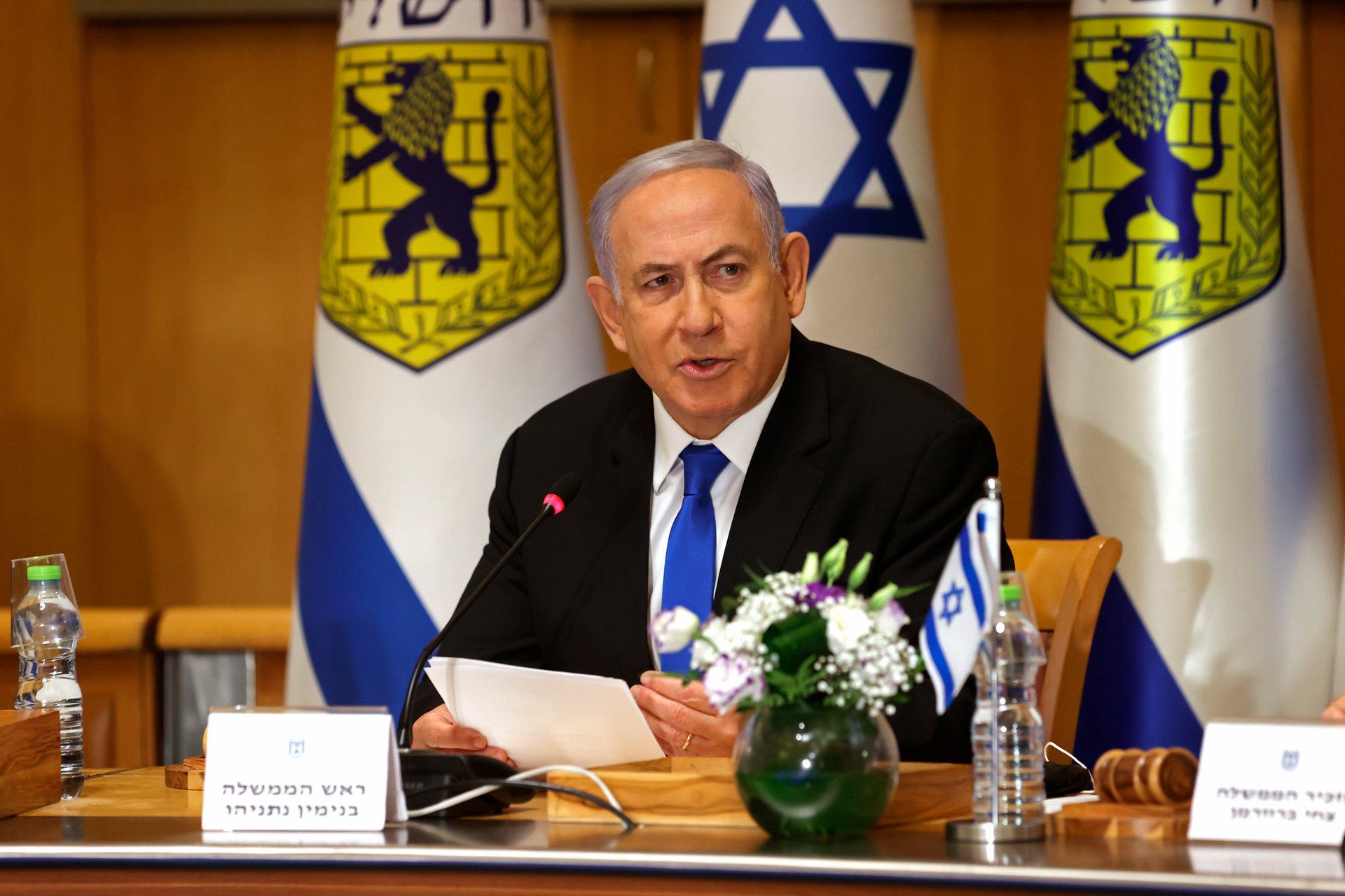 It is unclear whether Israeli Prime Minister Benjamin Netanyahu will be able to cling to power. Photo / AP