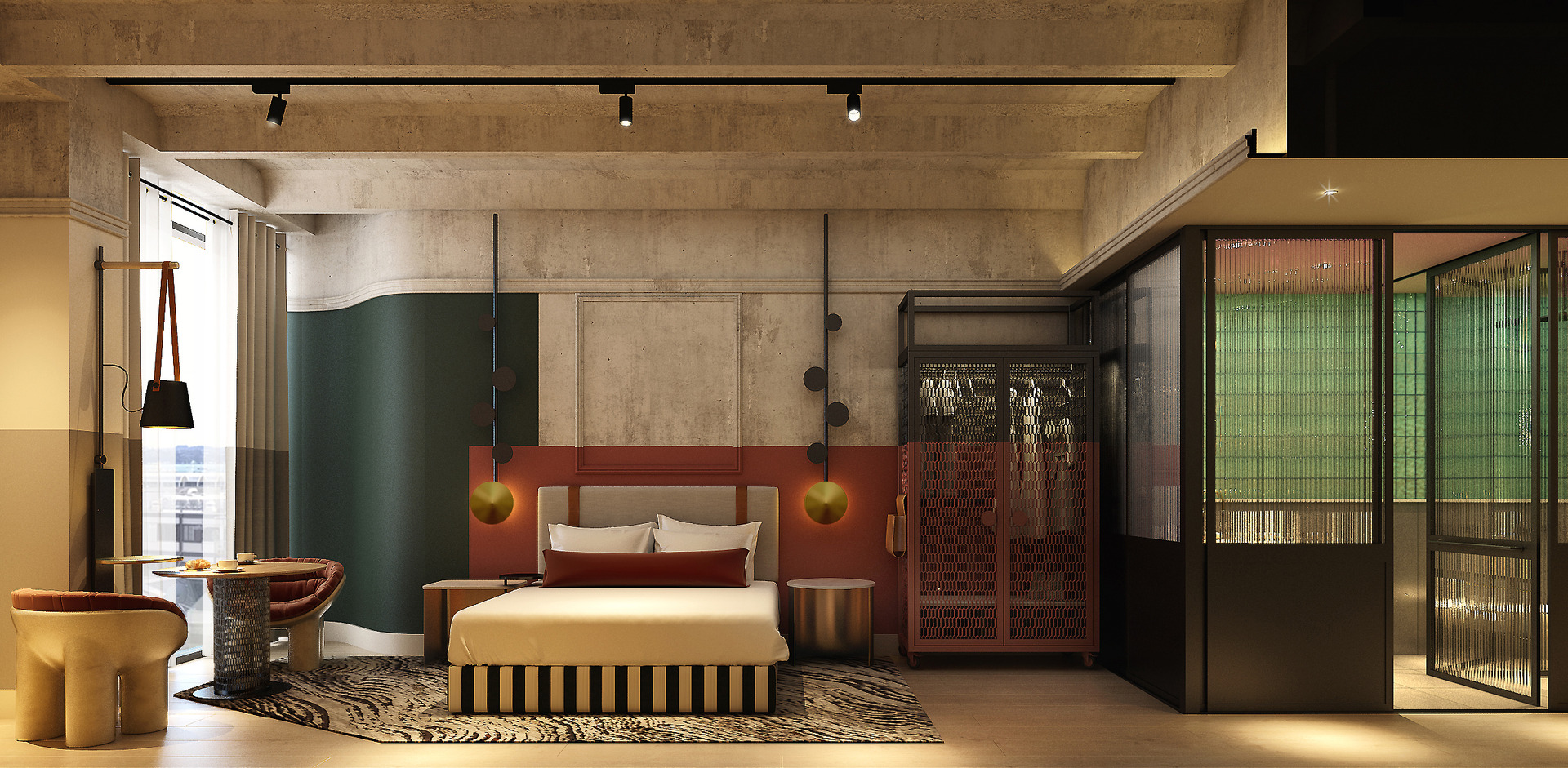Inside a room at the QT Hotel in Auckland, due to open in November. Photo / supplied