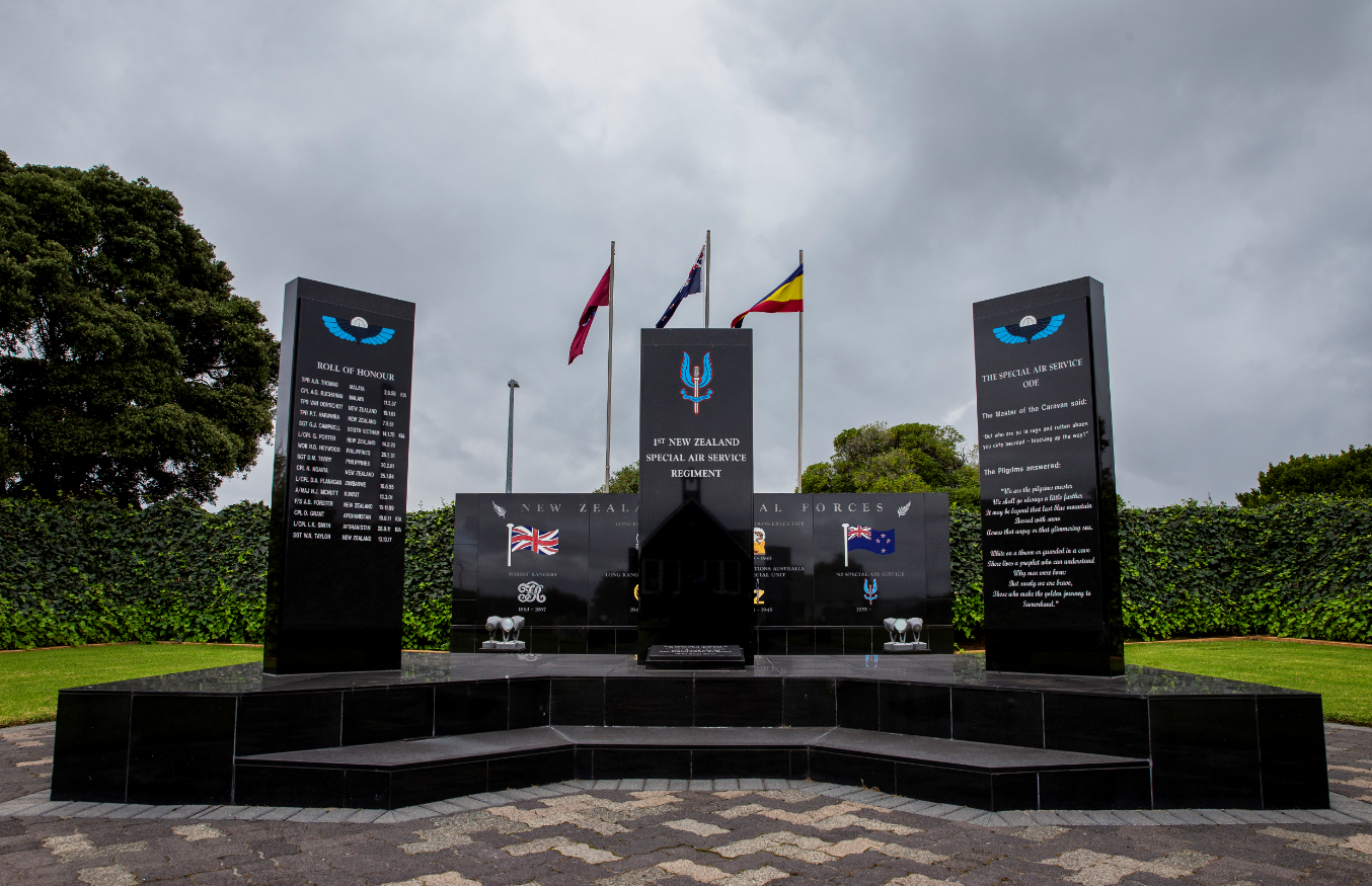 The NZSAS memorial for the fallen, at the NZSAS base in Papakura, Auckland. Photo / Mike Scott